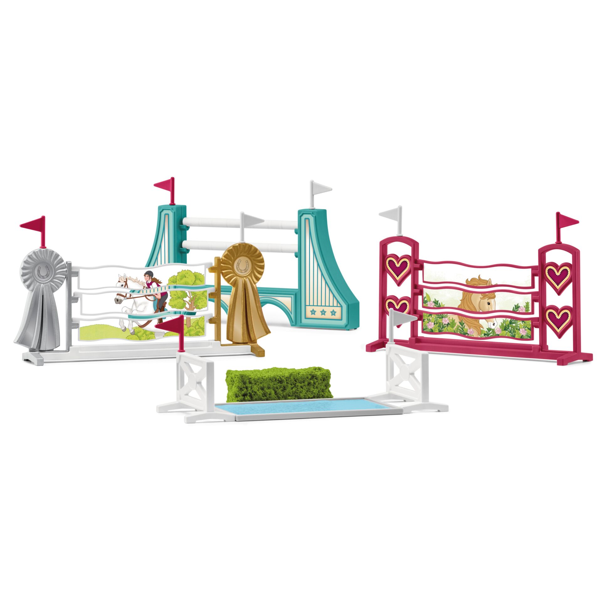 Schleich Horse Club 42612 Obstacle Course Accessories