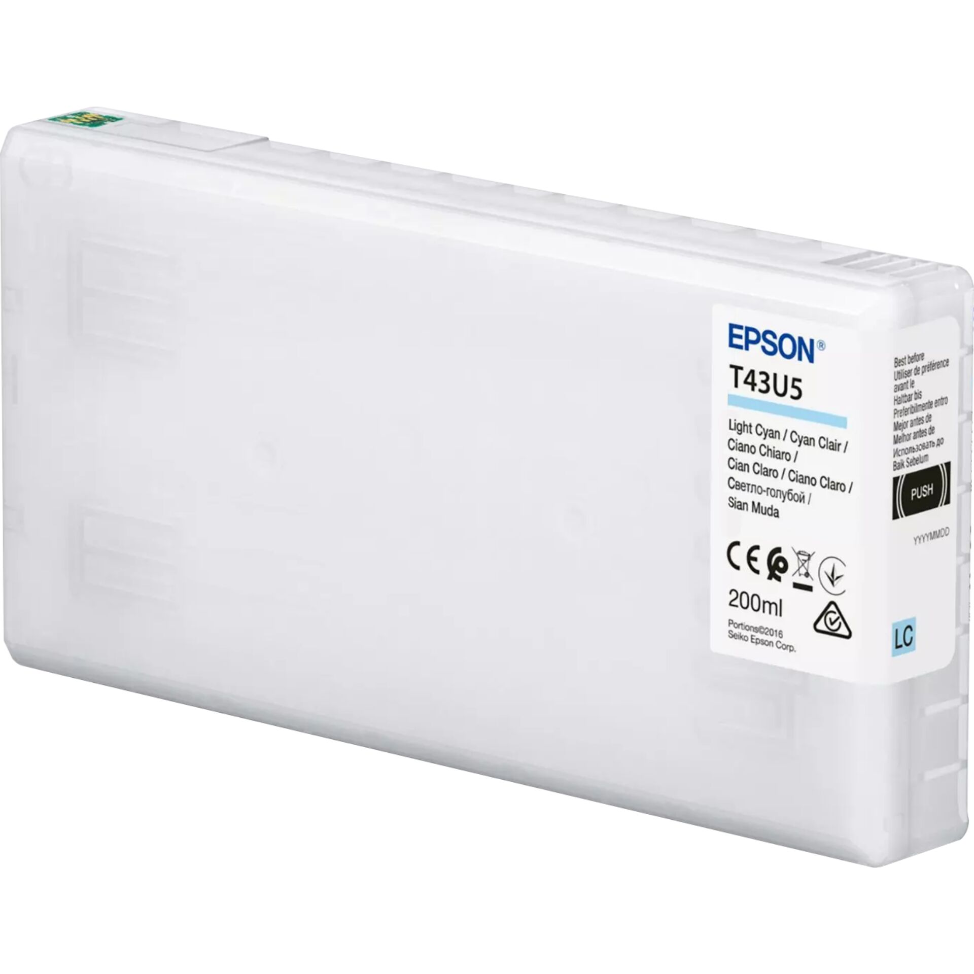 Epson ink cartridge cyan T 43U 200 ml T 43U24N