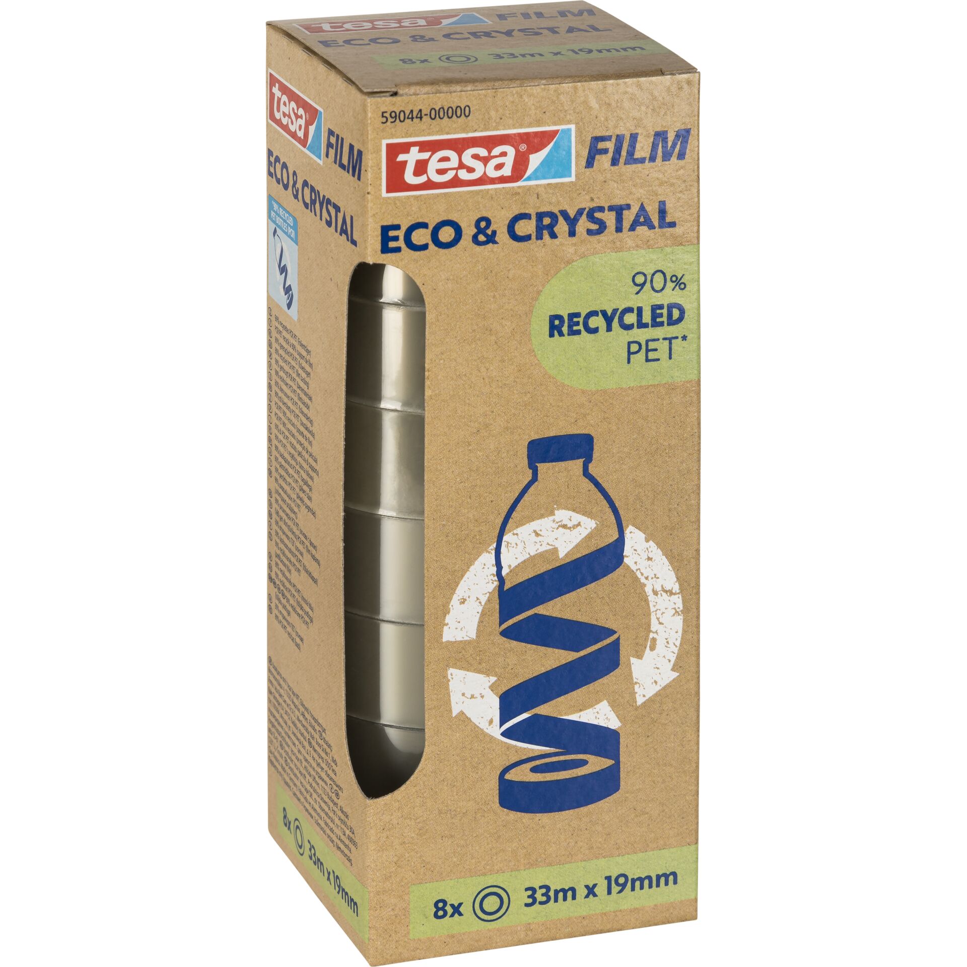 Tesa Adhesive Tape eco&crystal 19mm x 33m