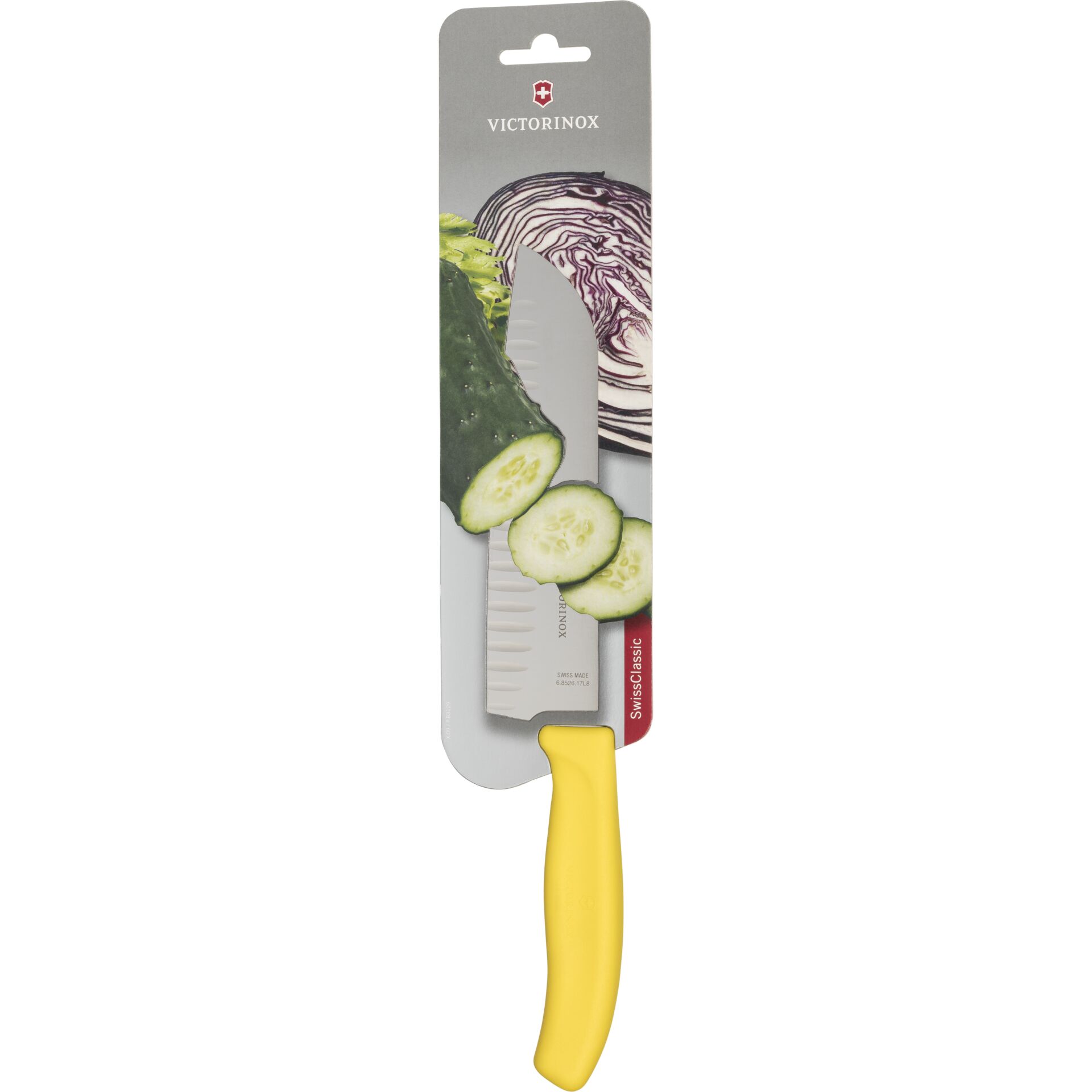 Victorinox Swiss Classic Santoku Knife 17cm yellow