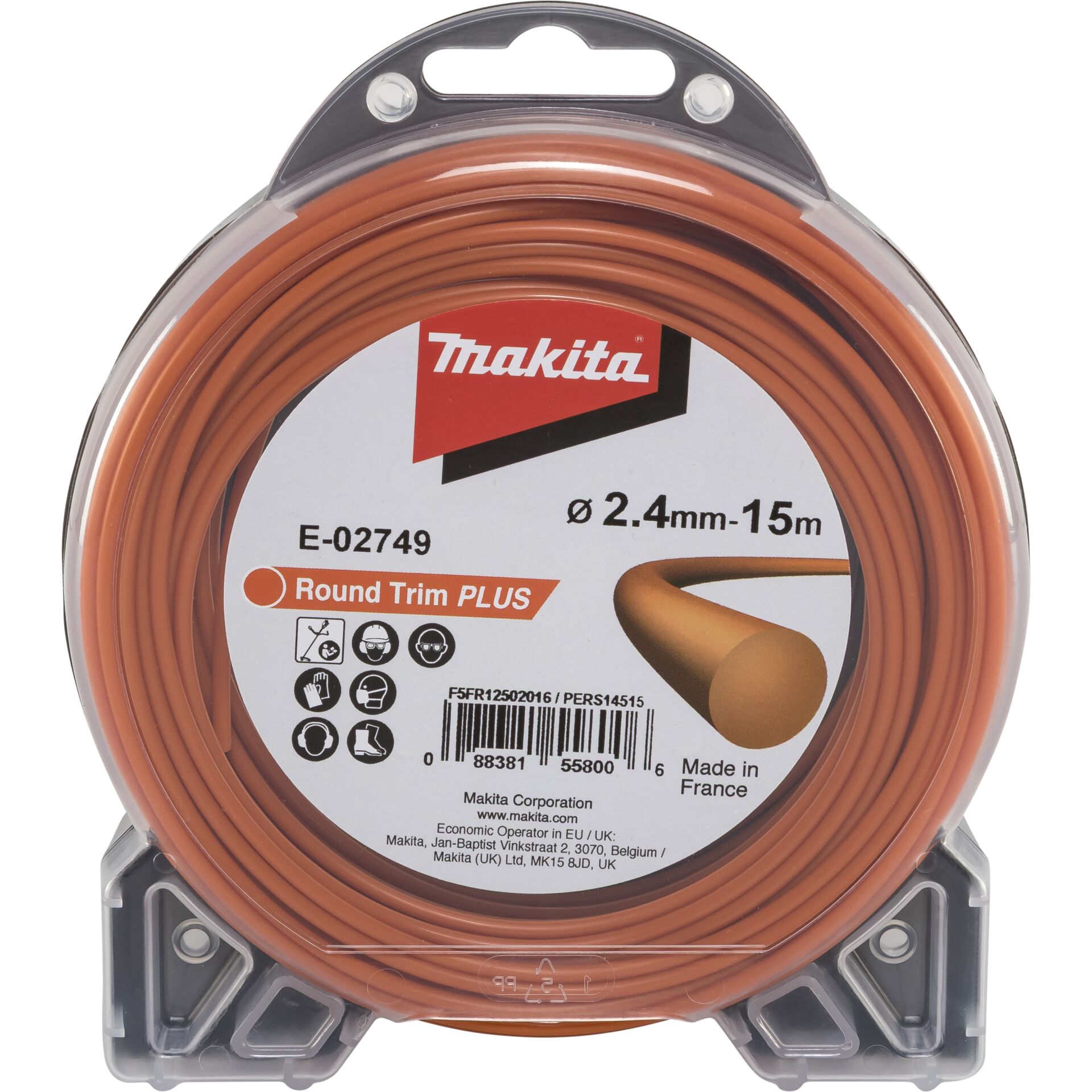 Makita Mowin Thread round 2,4mmx15m