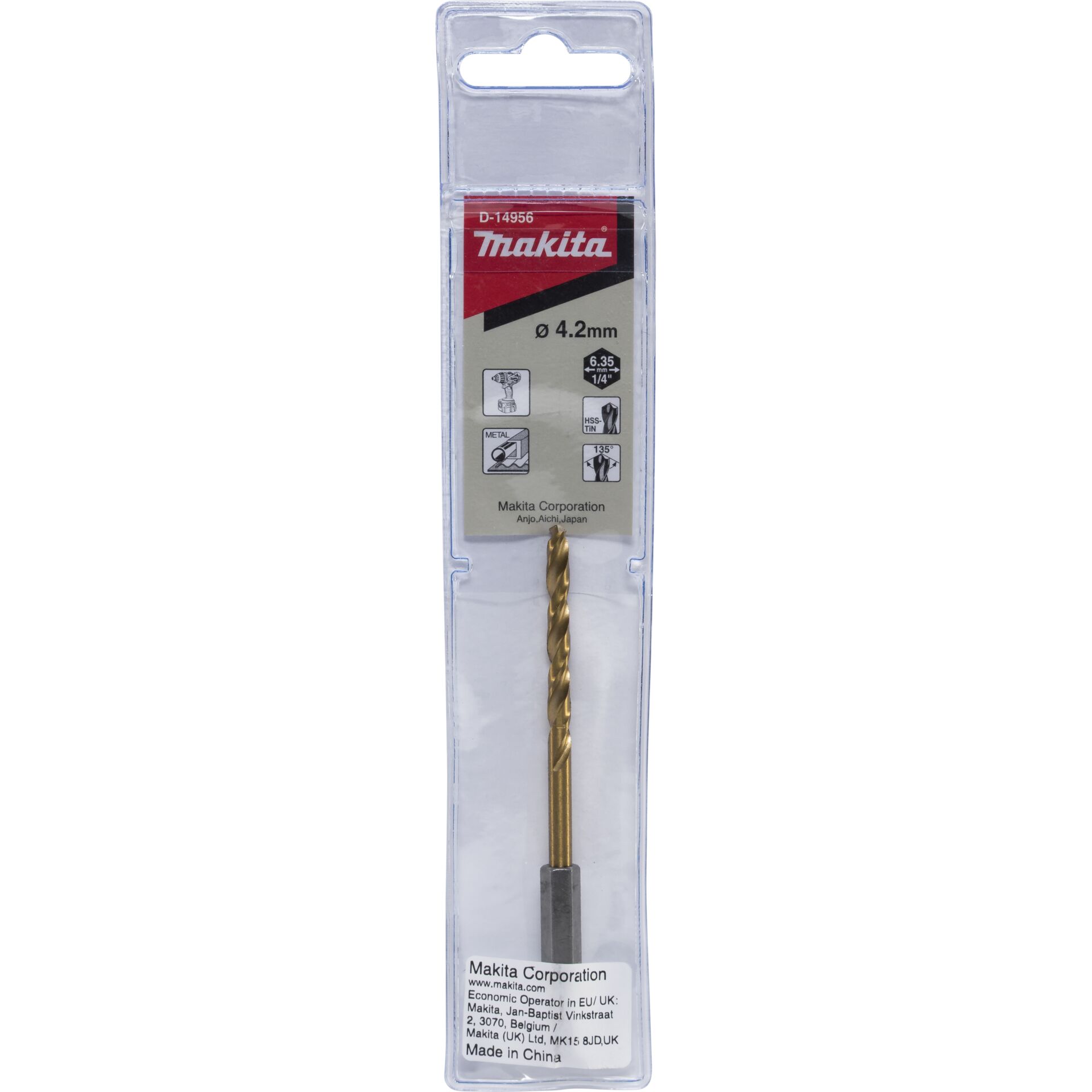 Makita HSS Titanium Drill Bit 4.2mm