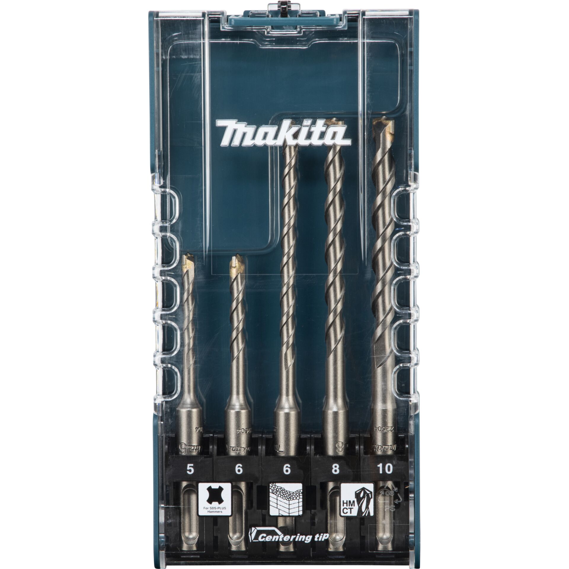 Makita SDS-PLUS Concrete Drill Set, 5 pcs