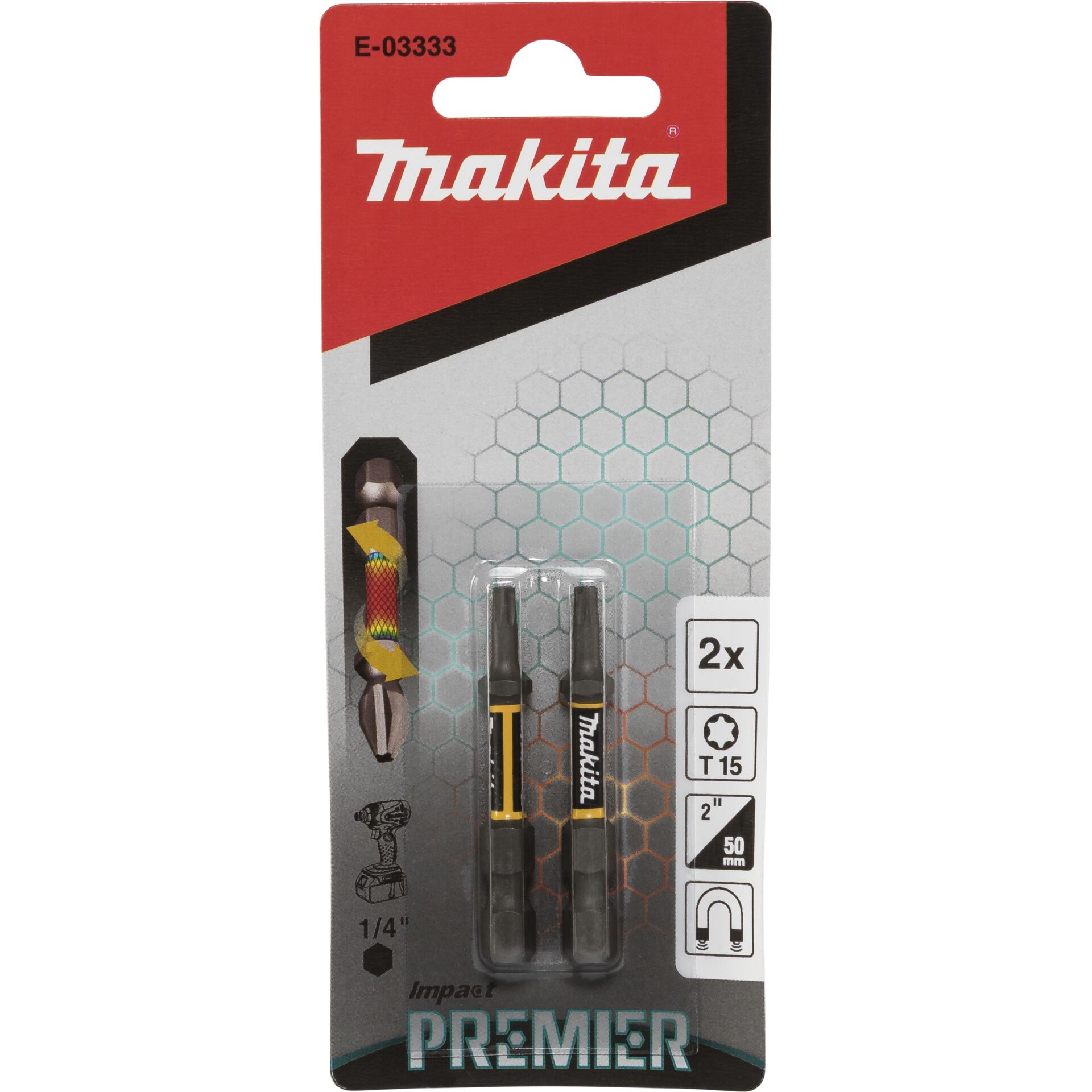 Makita Torsion Bit T15-50 2 pcs