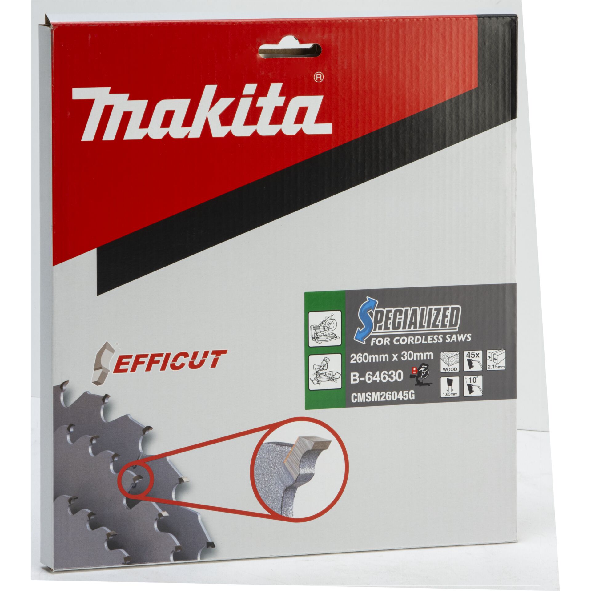 Makita EFFICUT Saw Blade 260x30mm, 45T