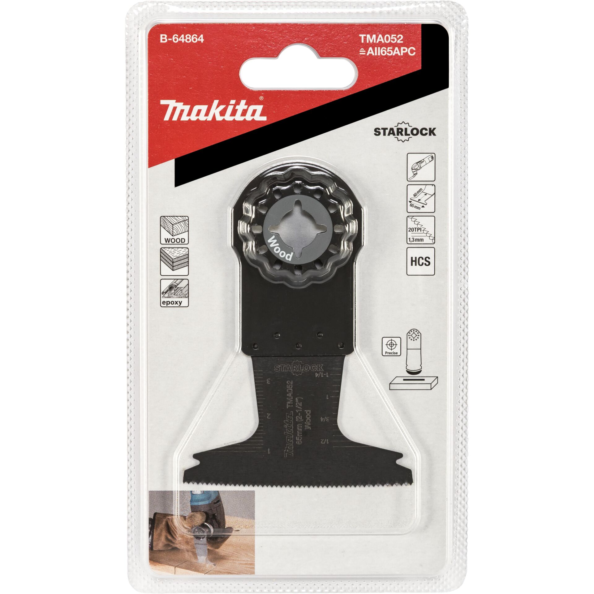 Makita Plunge Cut Saw Blade 65mm TMA052