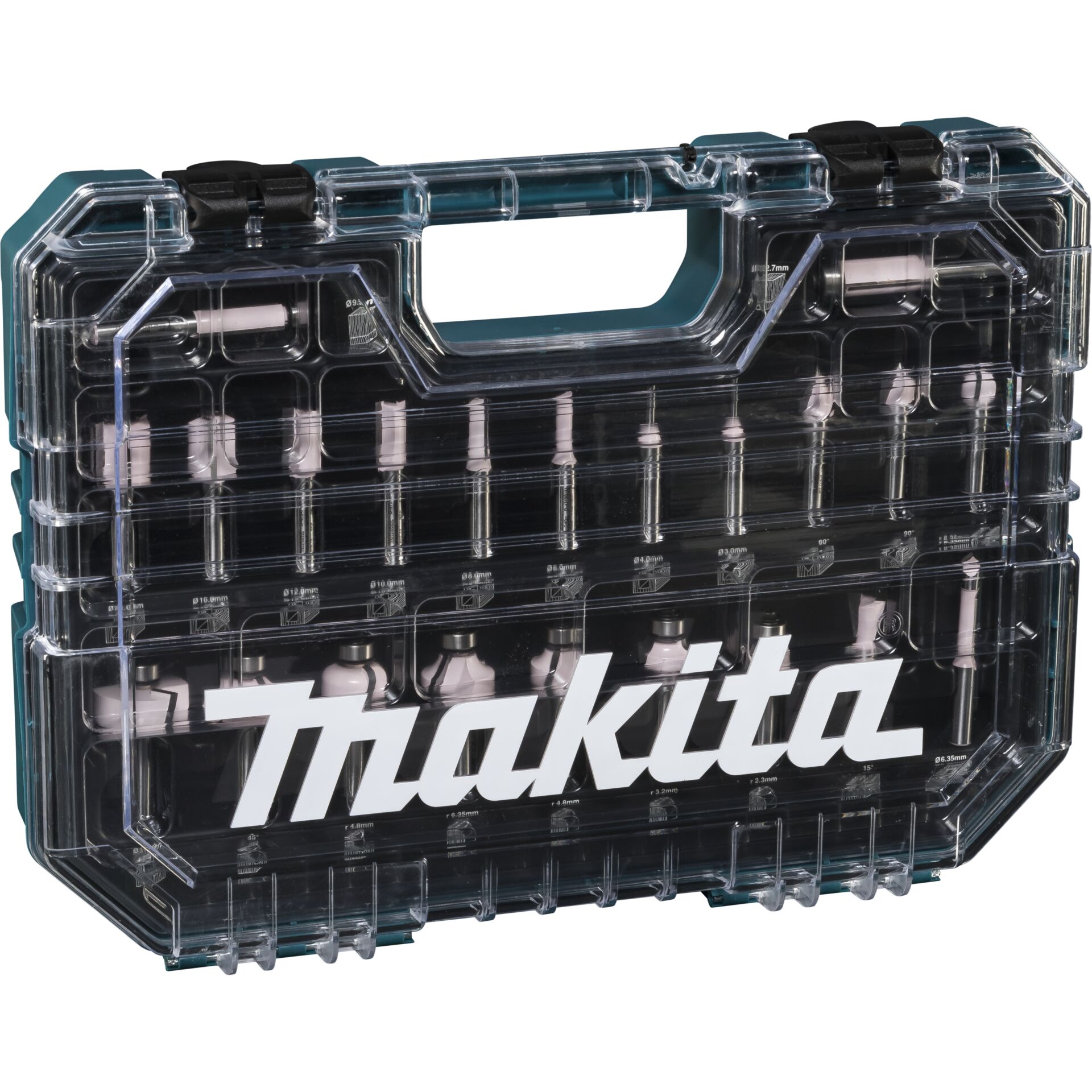Makita Router Bit Set 8 mm 22 pcs