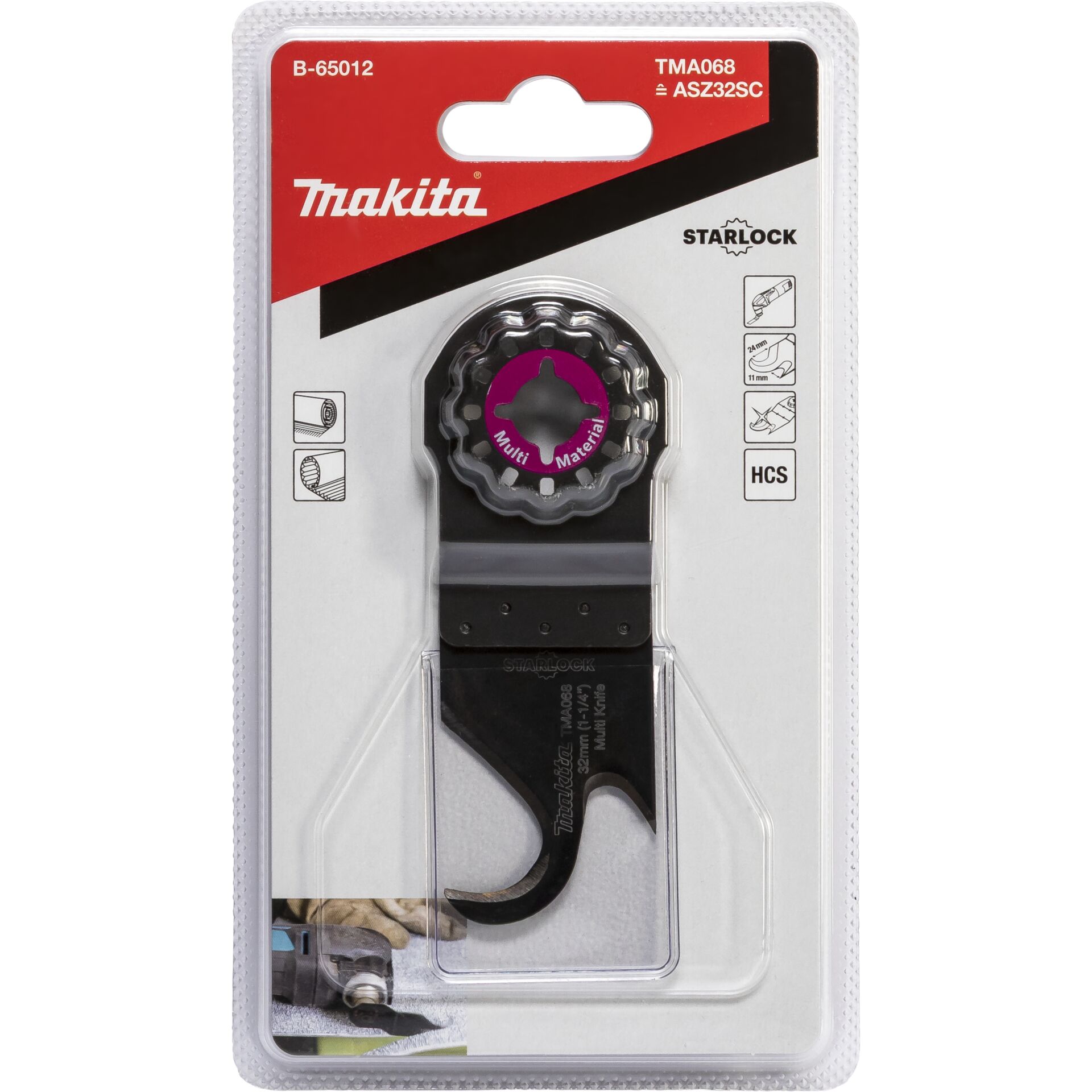 Makita Multi Purpose Knife 11x24mm TMA068
