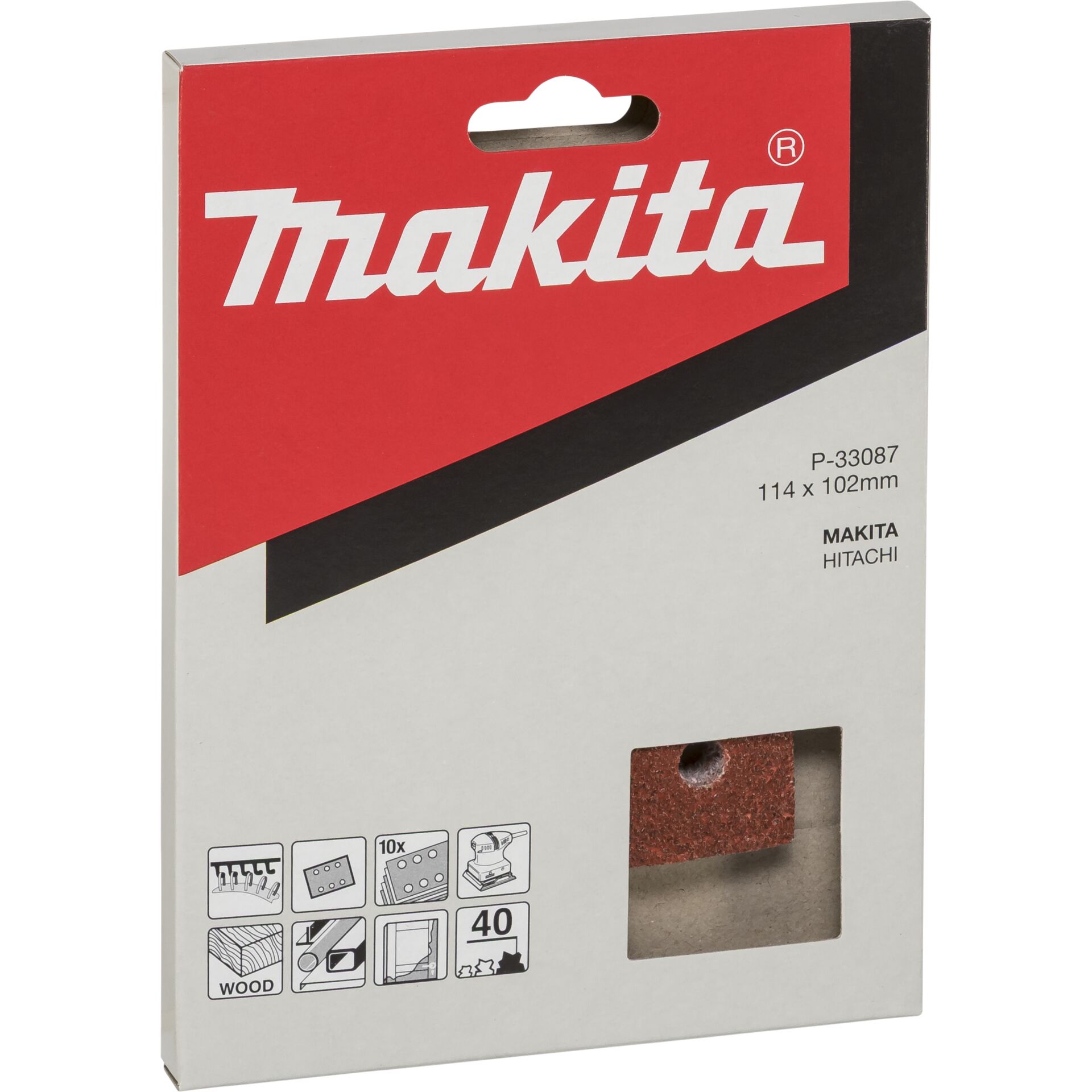 Makita Sand Paper 102x114 K40