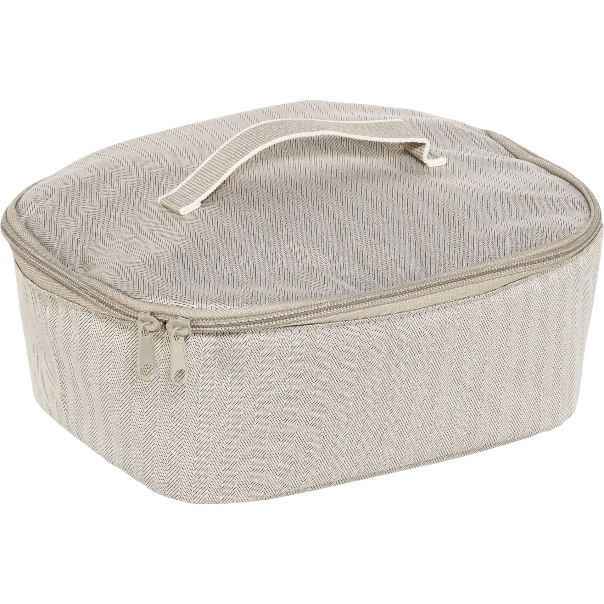 Reisenthel Coolerbag M pocket herringbone sand 4.5L