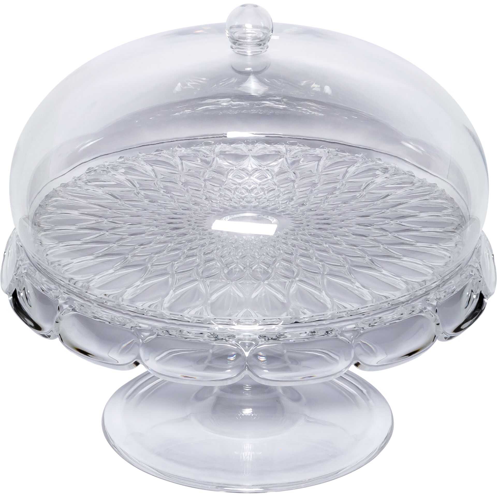 Guzzini VANITY Small Cake Stand with Dome Clear