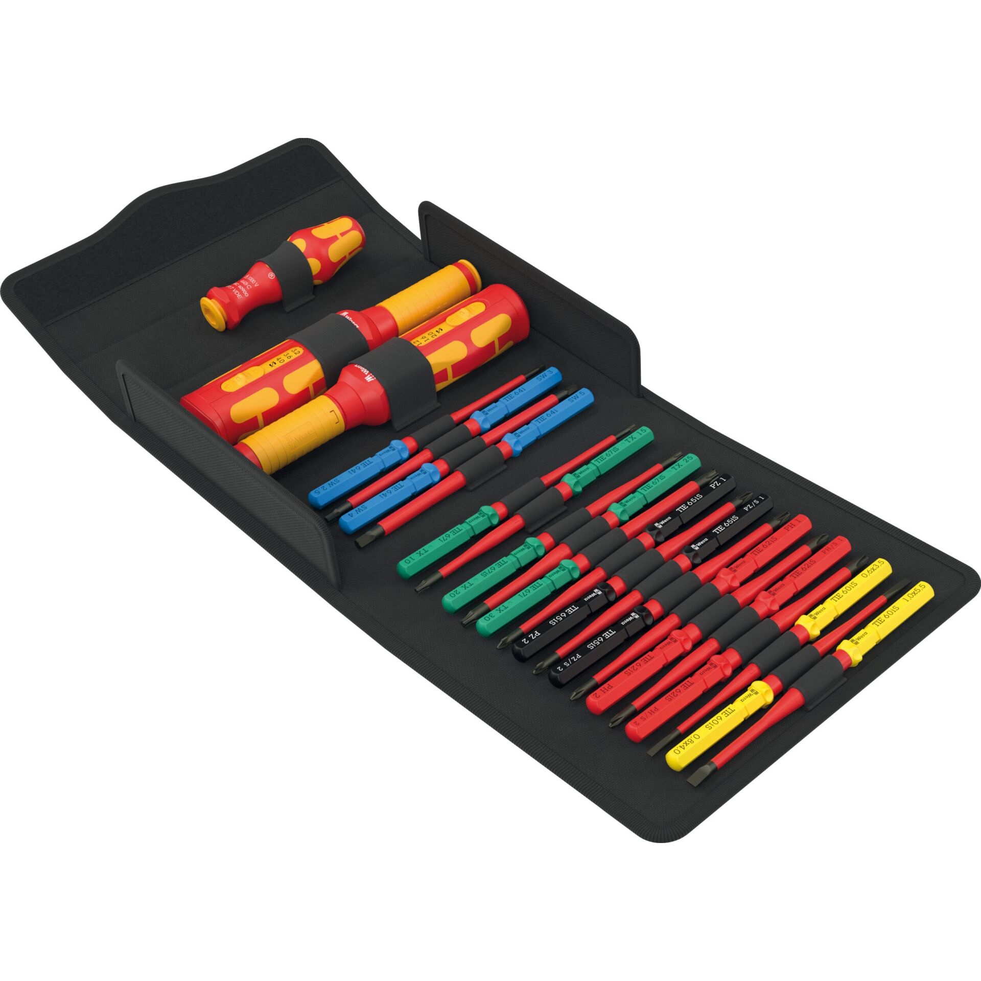 Wera Kraftform Kompakt VDE Safe- Torque Speed Control Cabine Set1