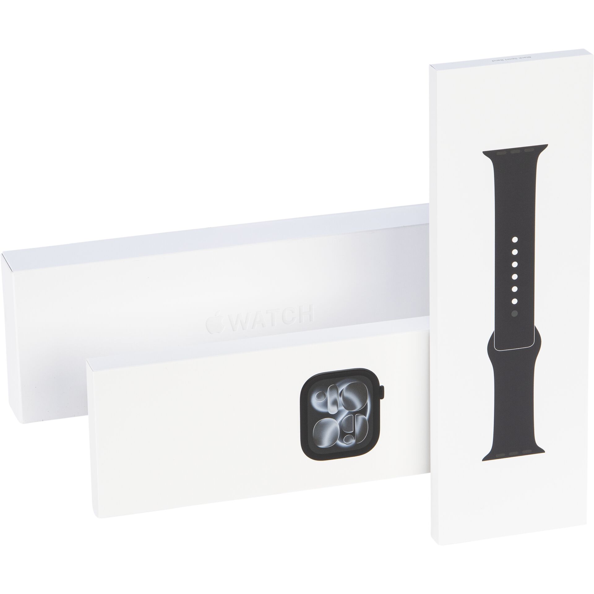 Apple Watch 11 42mm GPS Alu S/M Sport Band jet black/black