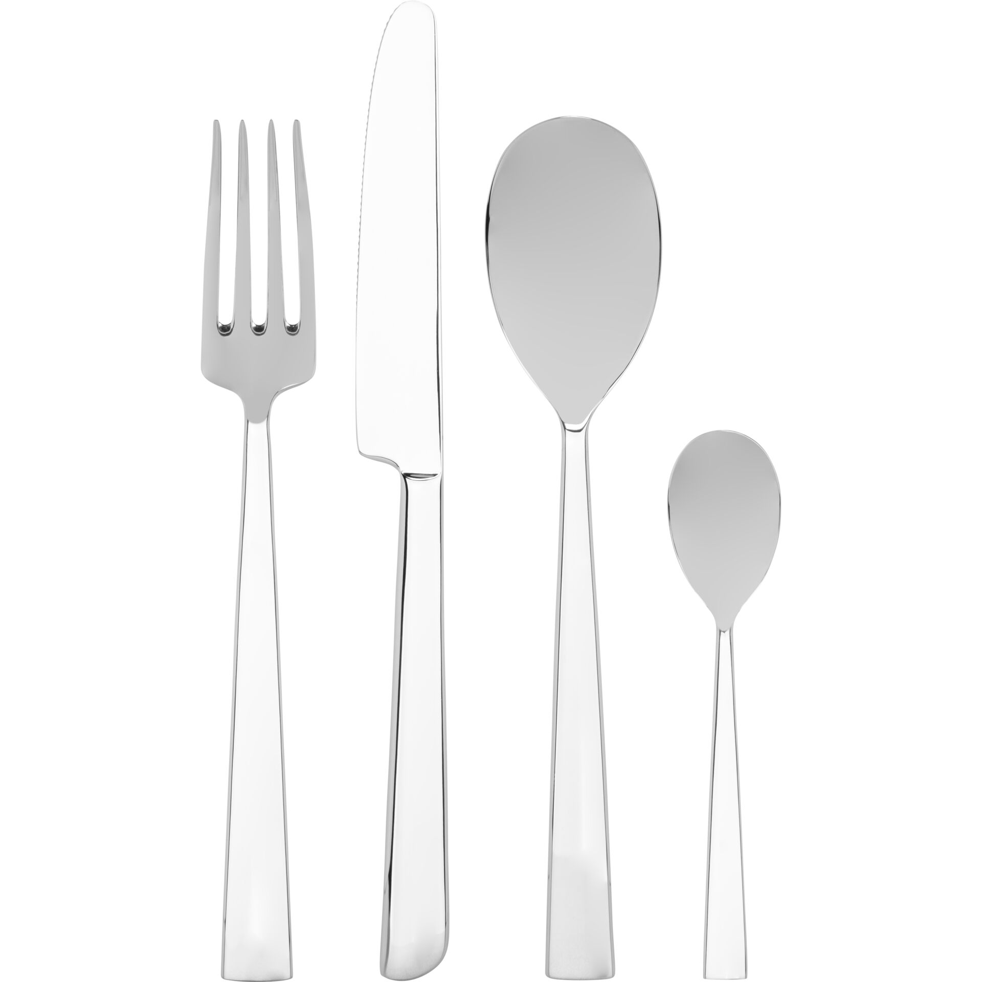 Alessi Asta cutlery set 24 pcs. silver