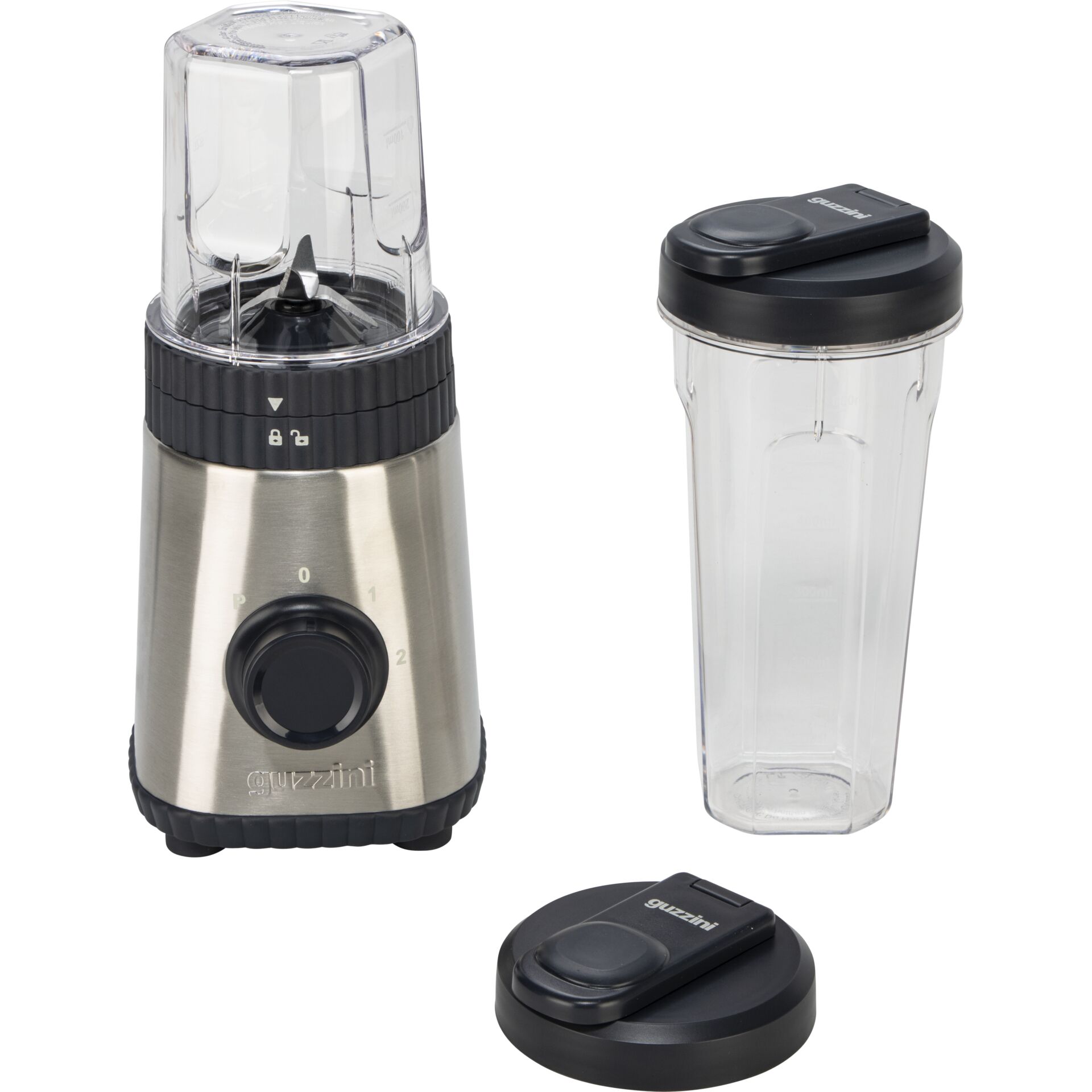Guzzini Sous Chef Mobile Blender ON-THE-GO, grey