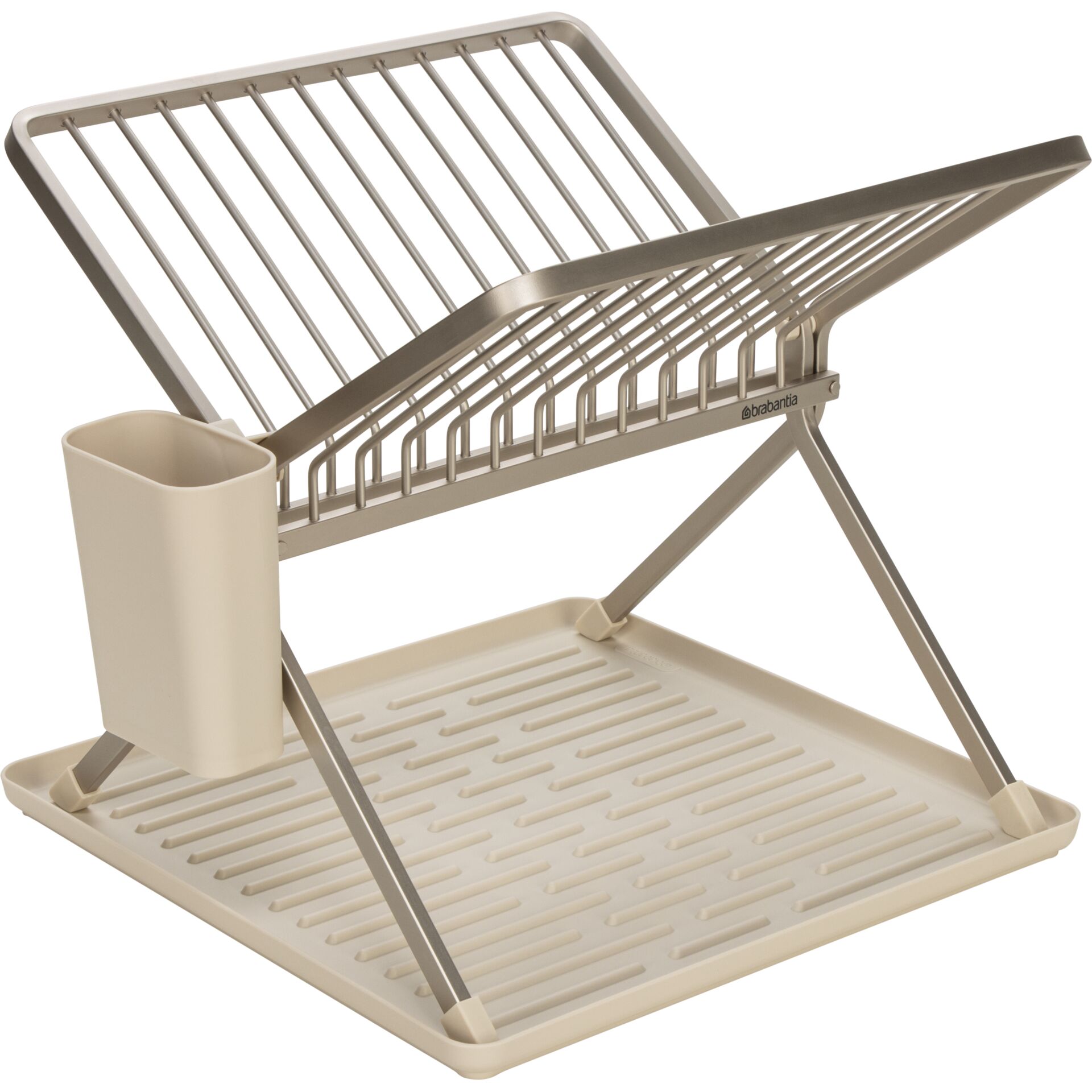 Brabantia Foldable Dish Drying Rack Soft Beige