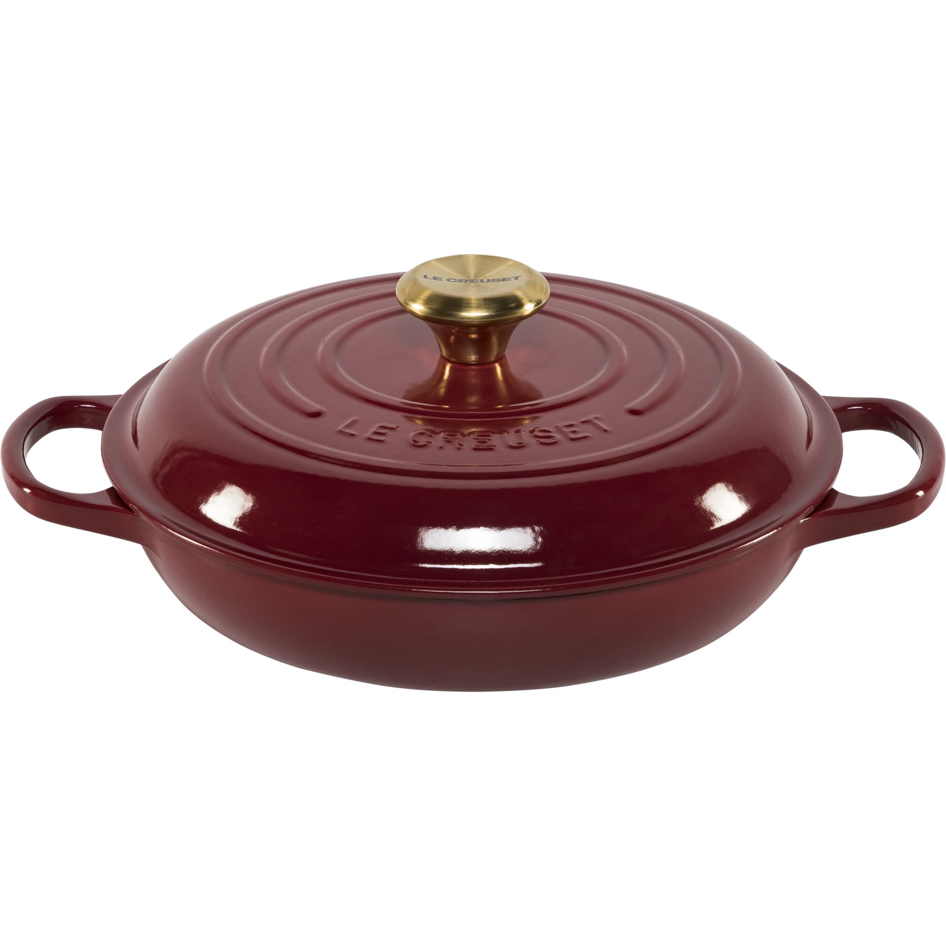 Le Creuset Signature Cast Iron Gourmet 26 cm garnet