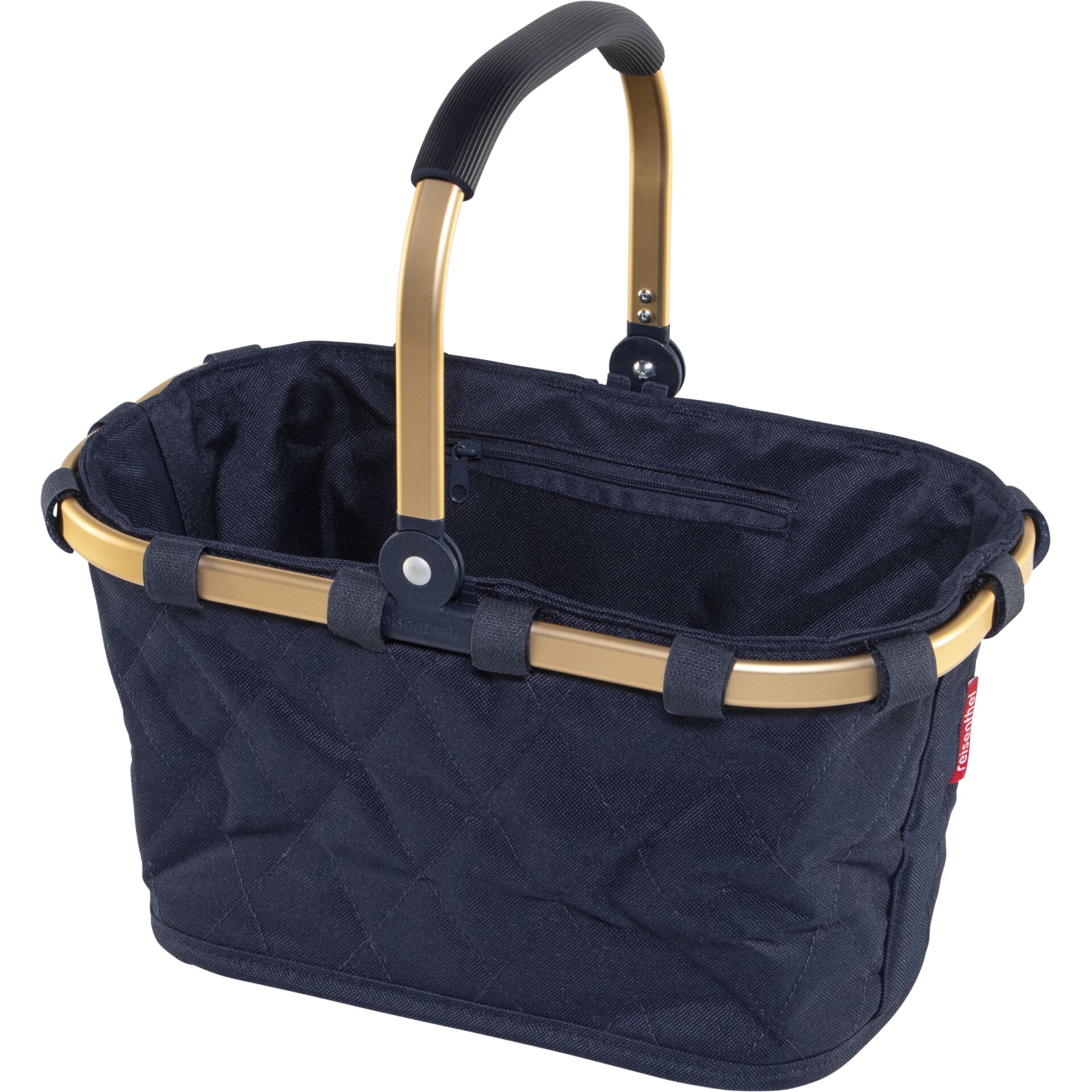 Reisenthel carrybag XS frame rhombus midnight gold