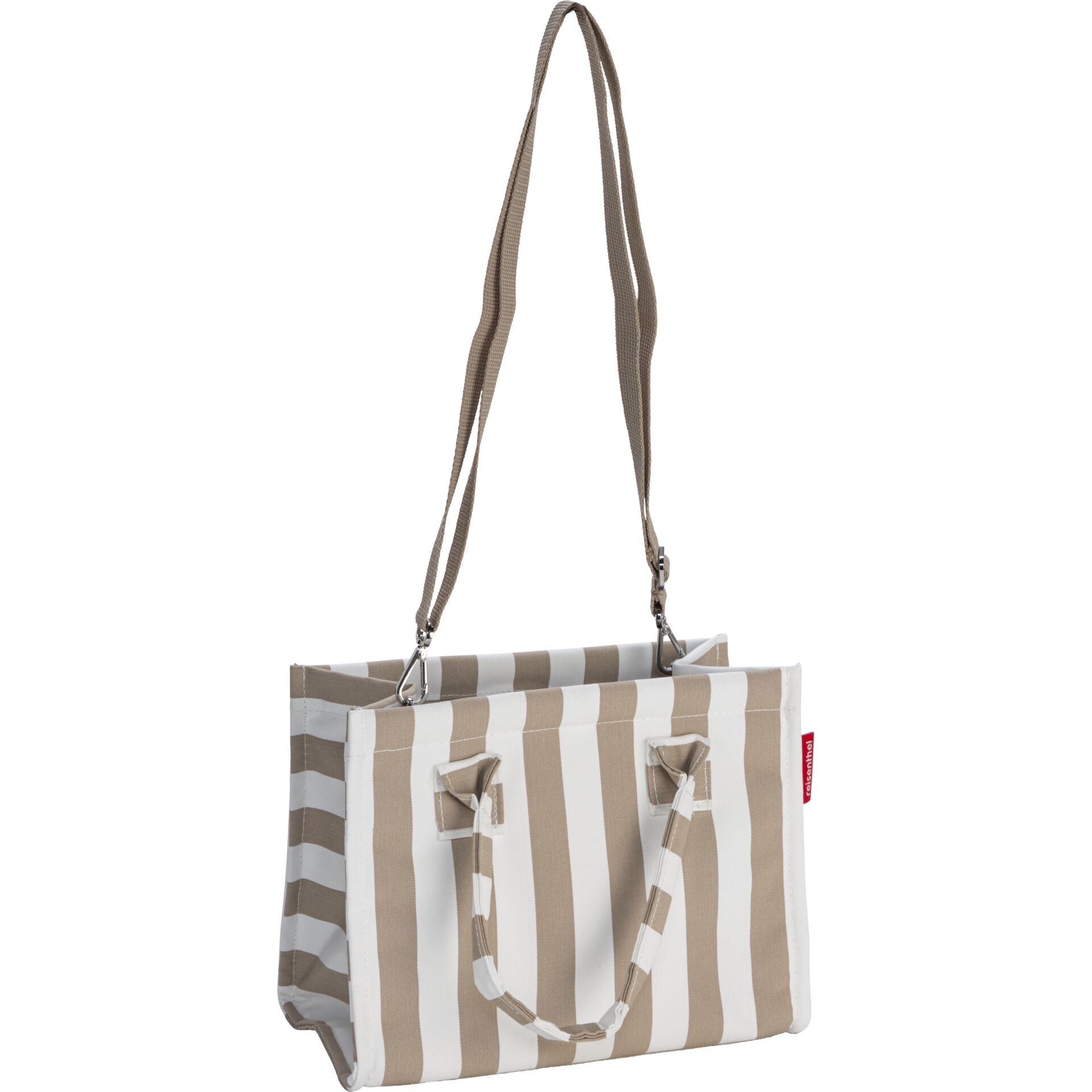 Reisenthel dailyshopper XS summerstripes coffee