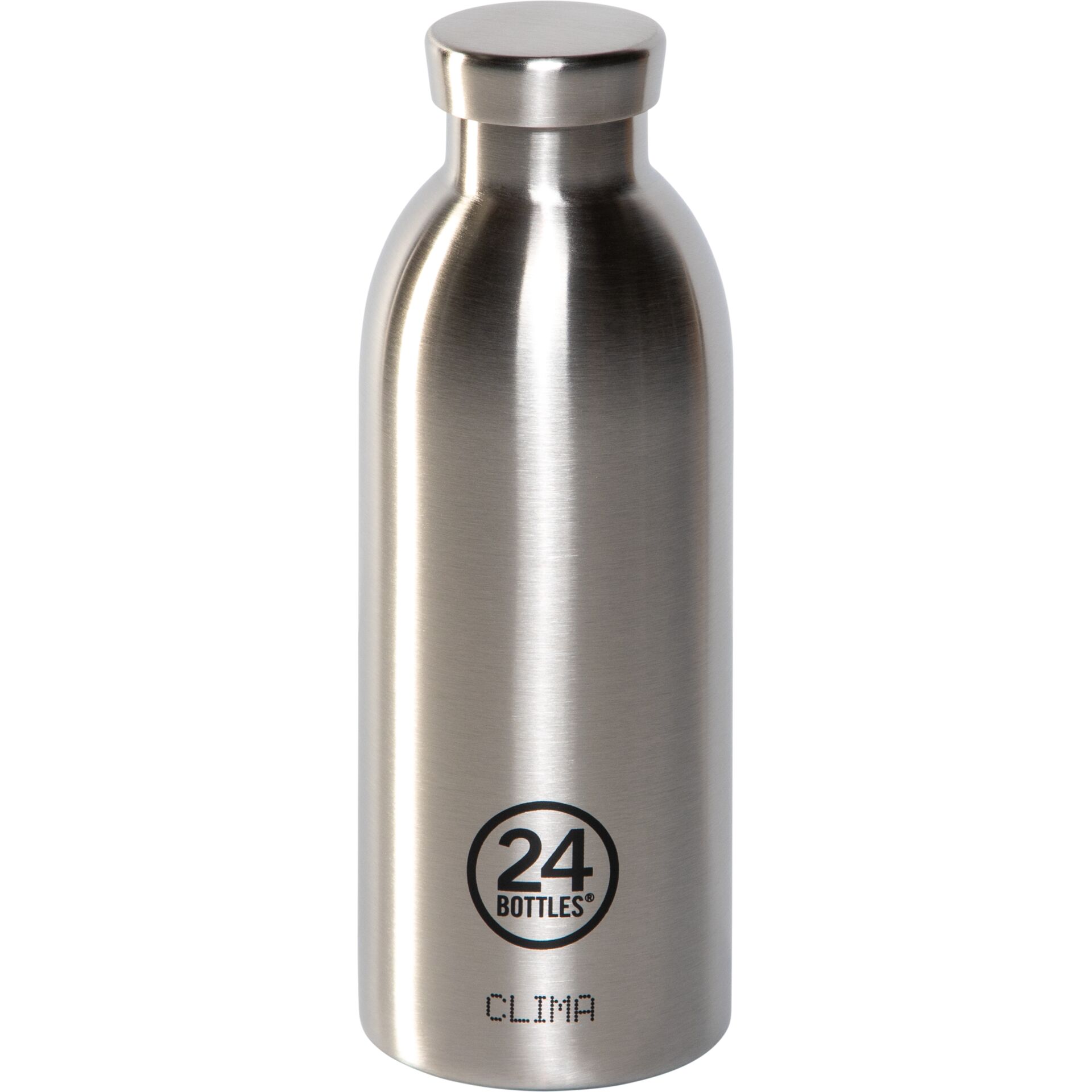 24Bottles Clima Bottle Brushed Steel, 500 ml