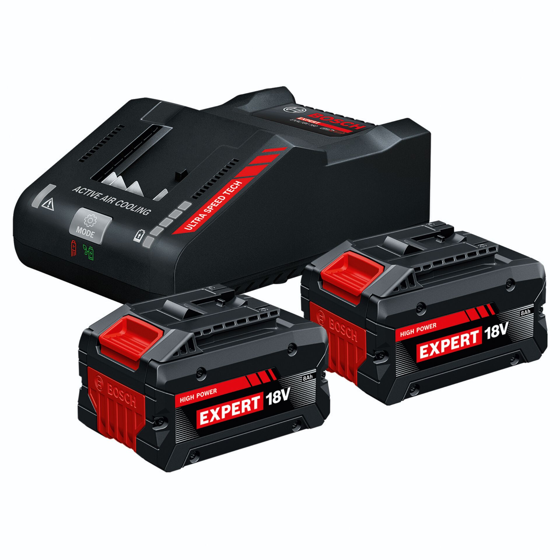 Bosch Starter-Set 2x EXBA18V-80 EXAL18V-160