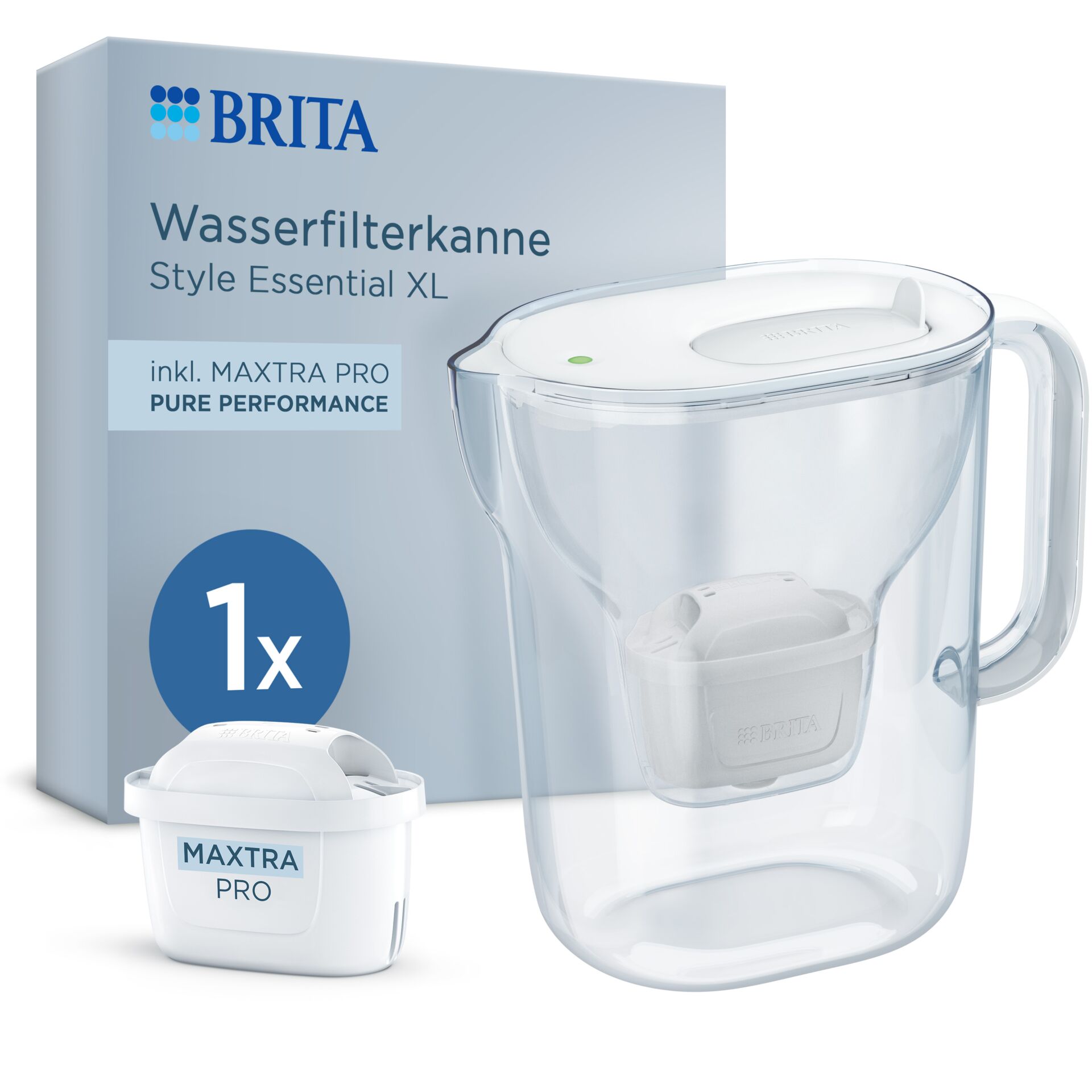 Brita Style Essential XL White incl.MAXTRA PRO Pure Performance