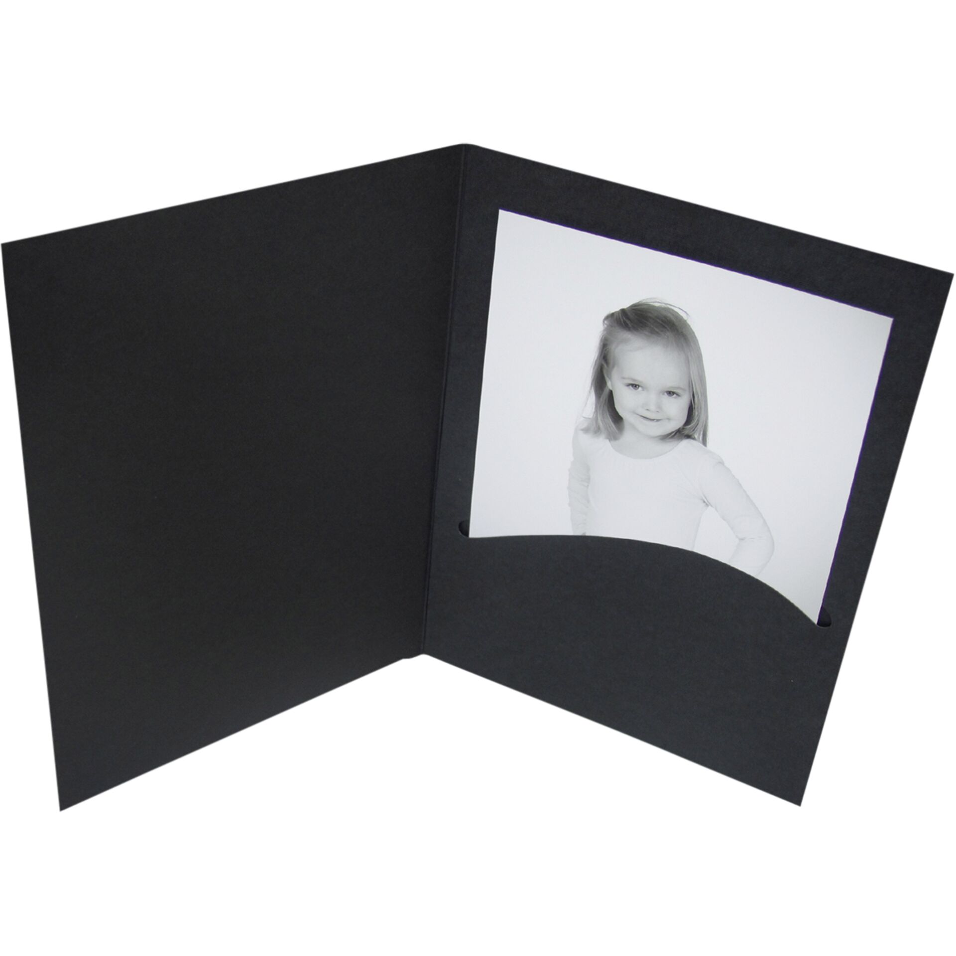 1x100 Daiber Portrait folders Profi-Line 13x18 black