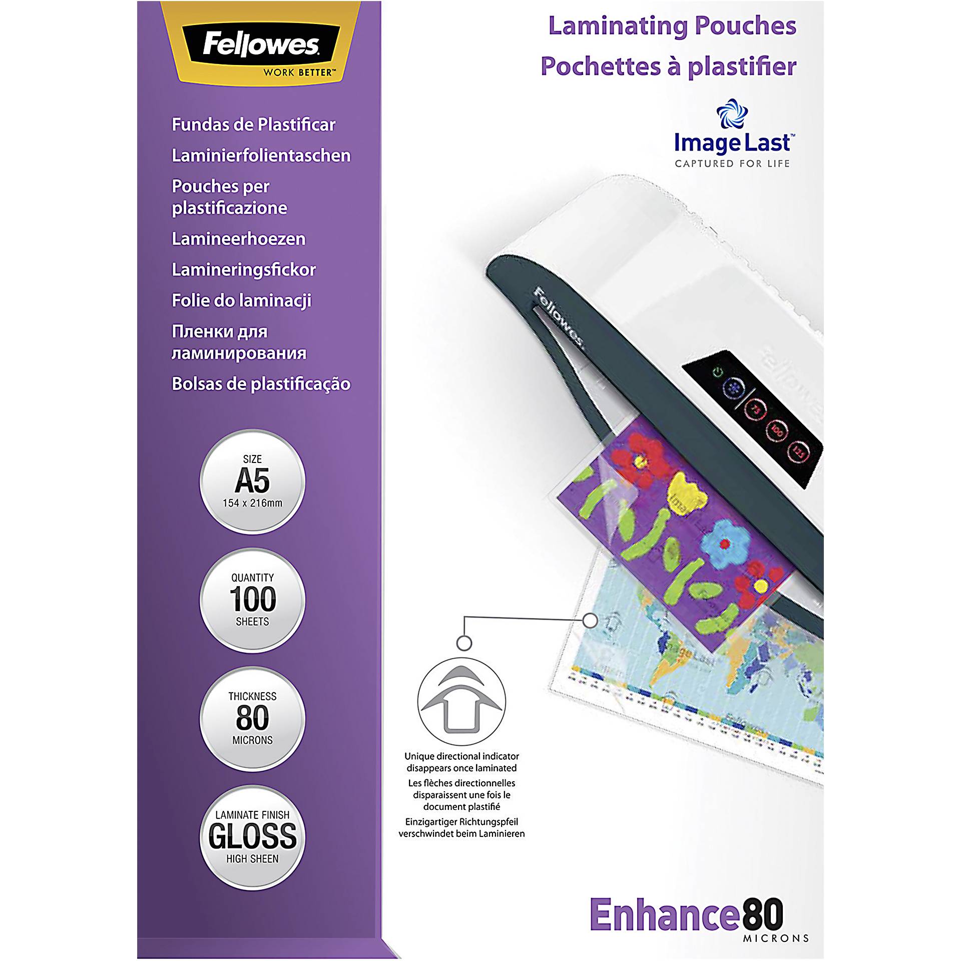 Fellowes ImageLast A5 80 micron 100-pack