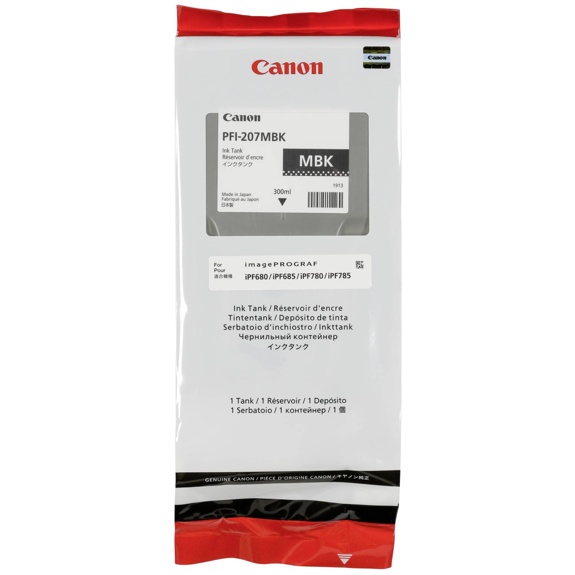 Canon PFI-207 MBK ink matt black