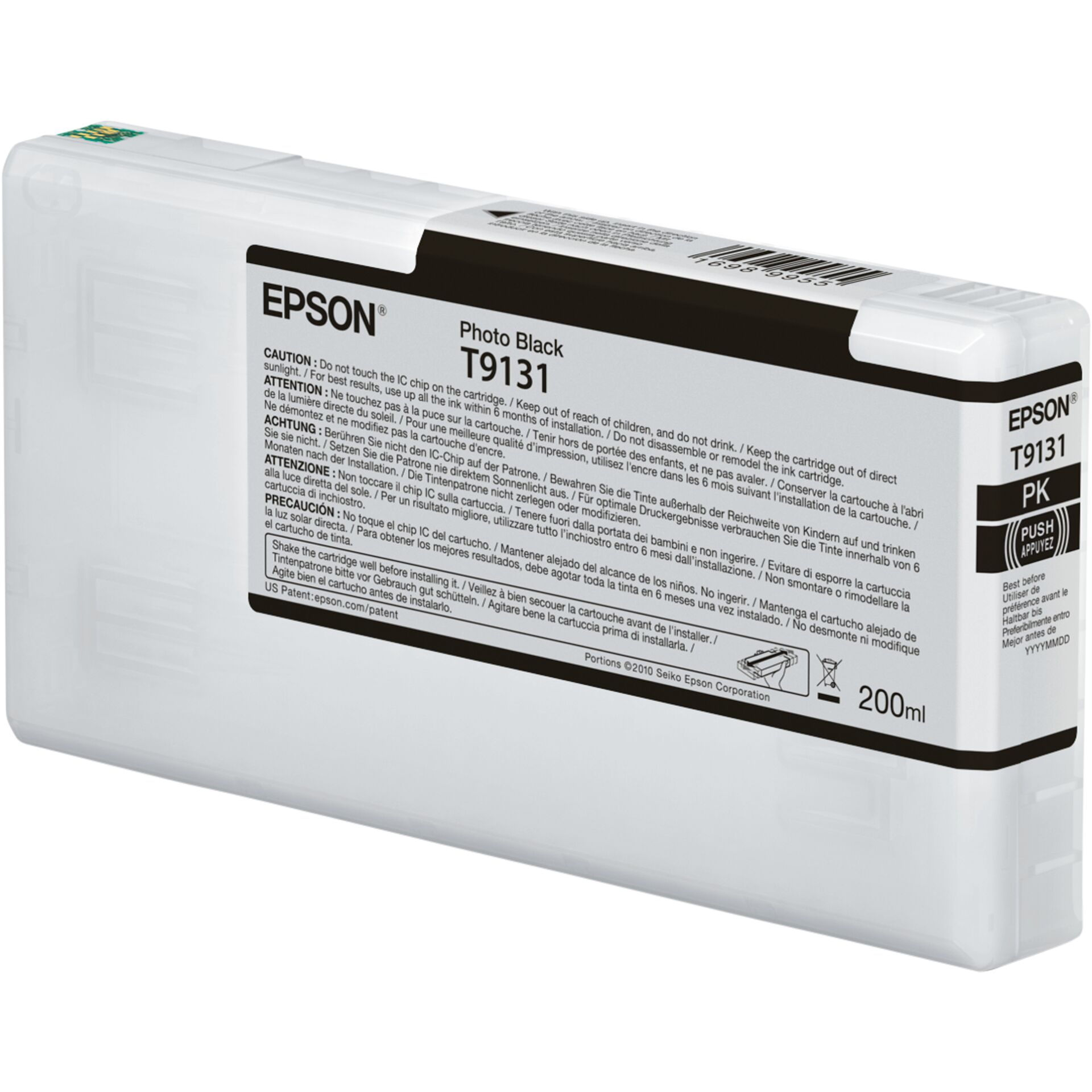 Epson ink cartridge photo black T 913 200 ml T 9131