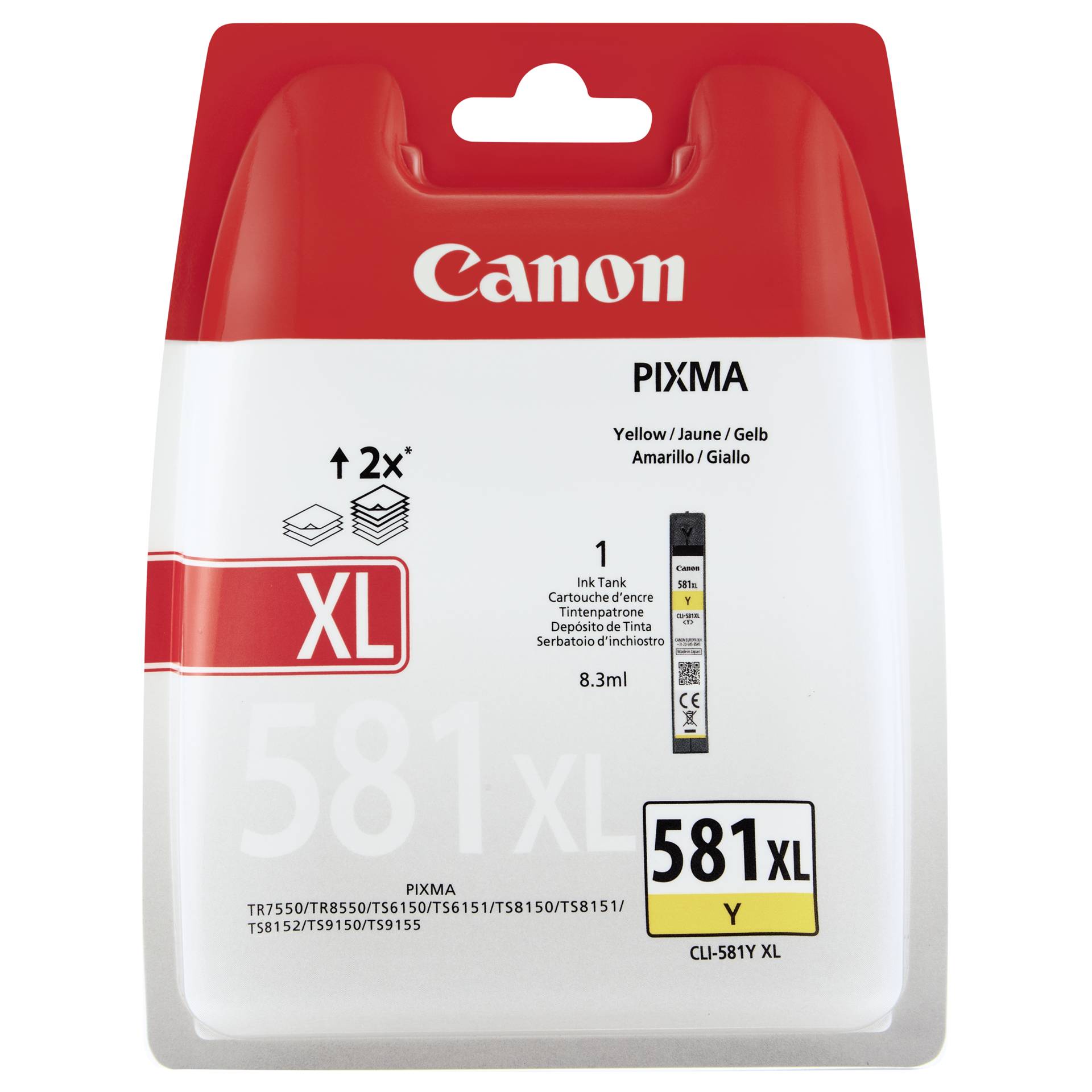 Canon CLI-581 XL Y yellow