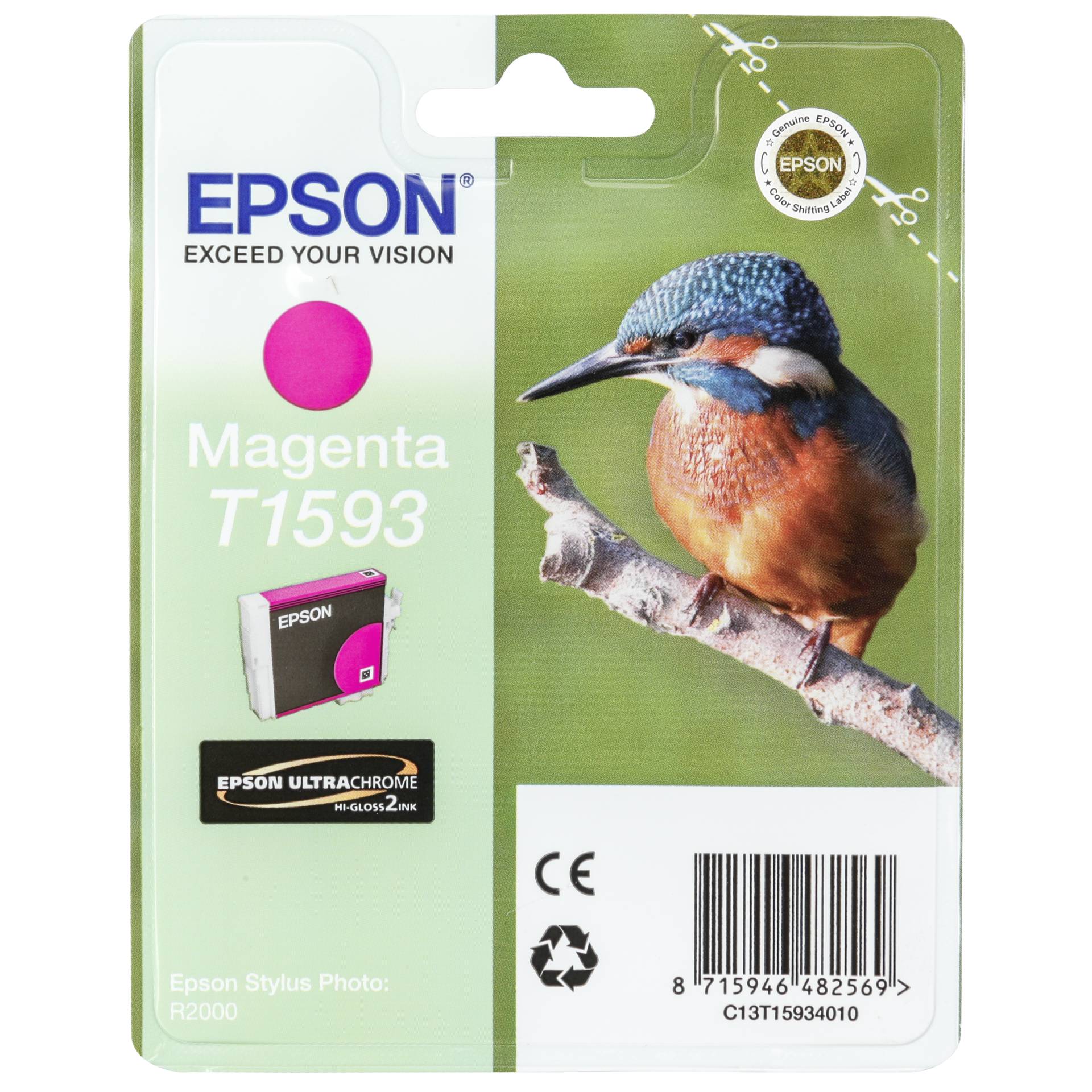 Epson ink cartridge magenta T 159 T 1593