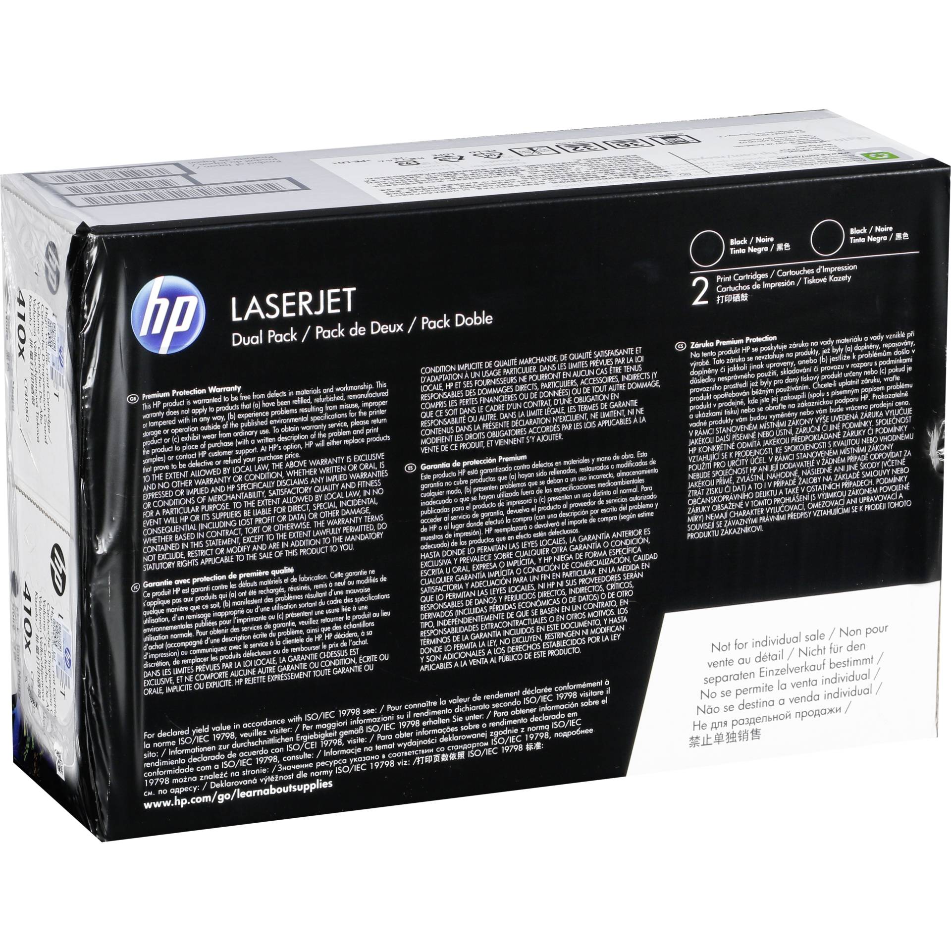 HP Toner CF 410 XD black No. 410 X Twin Pack