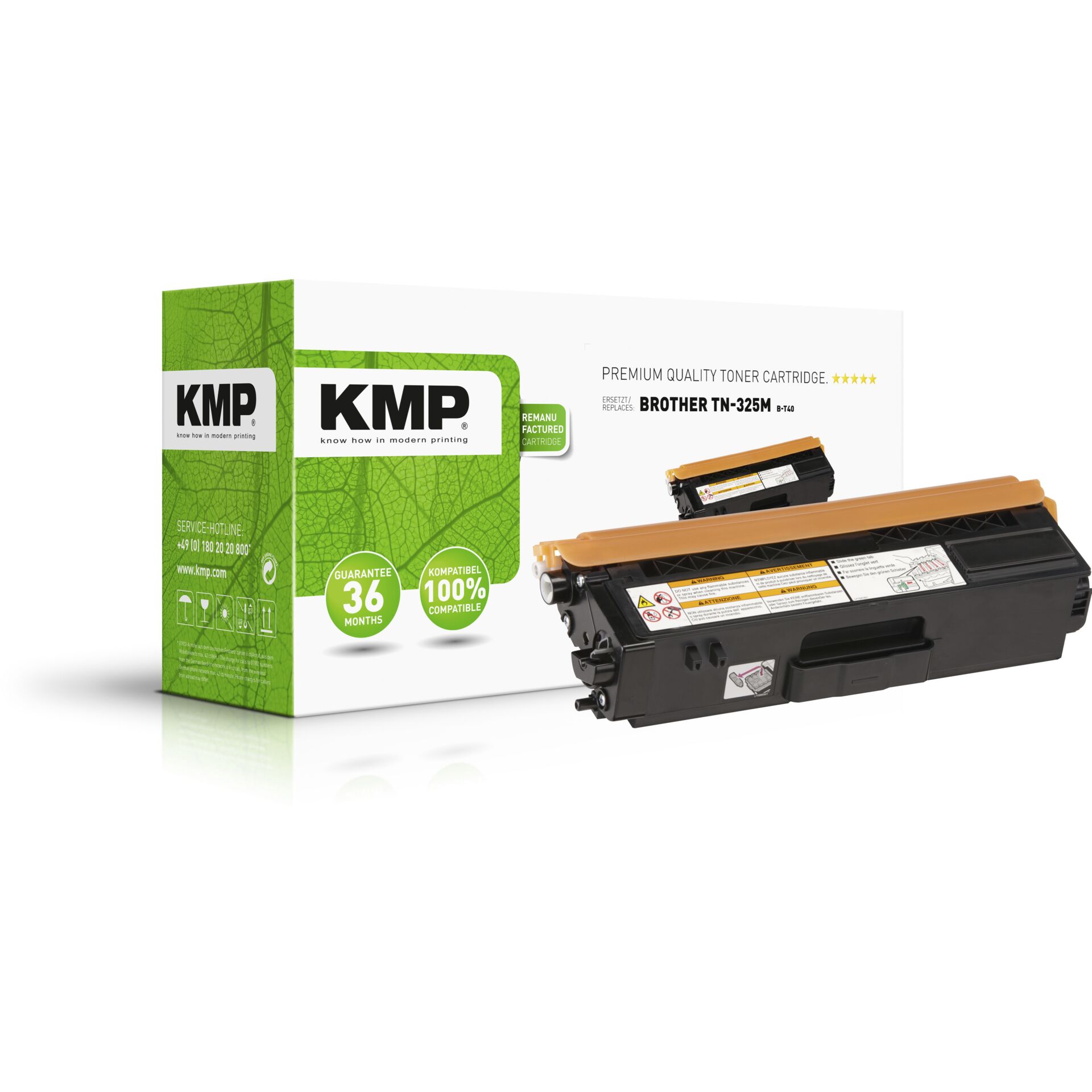 KMP B-T40 Toner magenta compatible with Brother TN-325 M