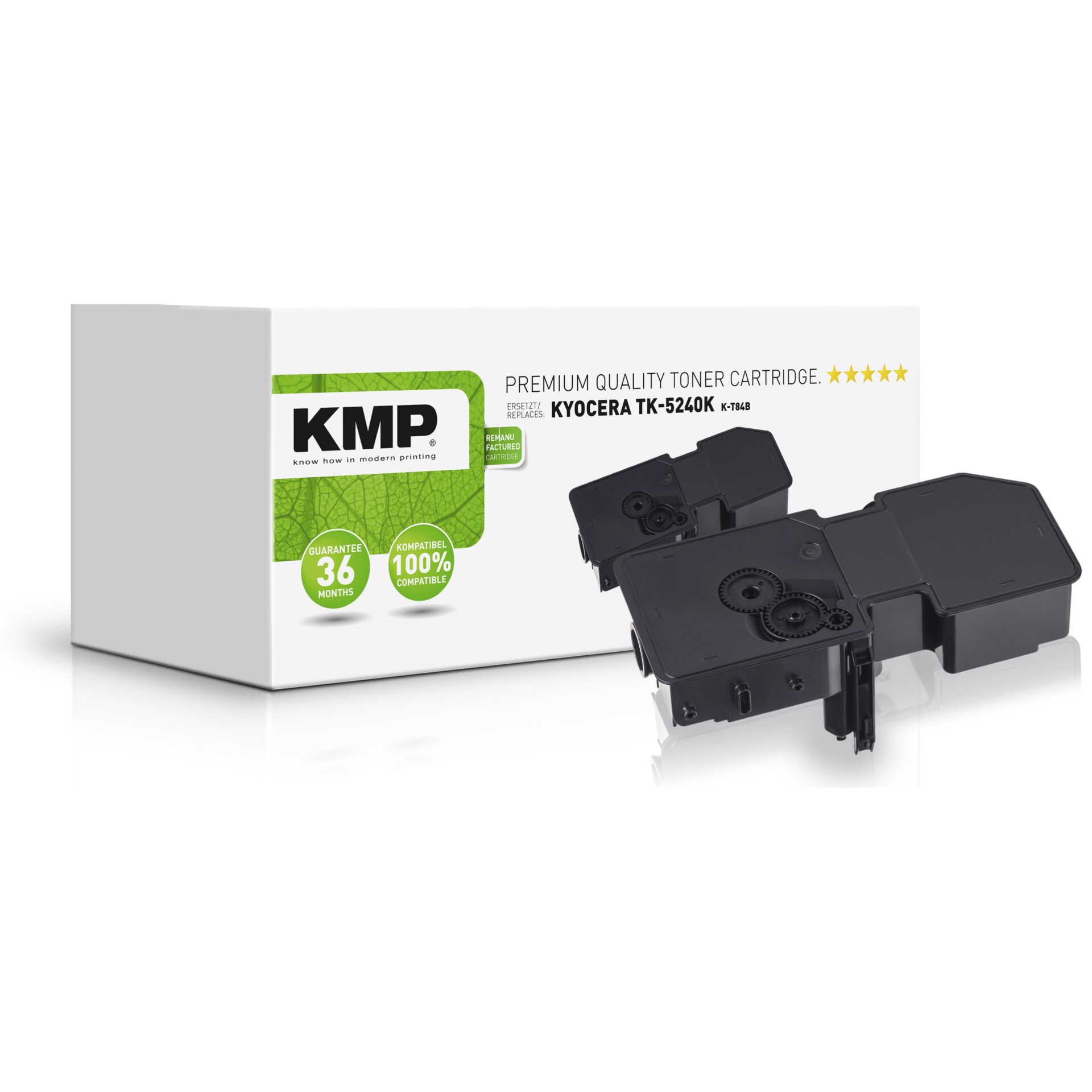 KMP K-T84B Toner black compatible w. Kyocera TK-5240 K