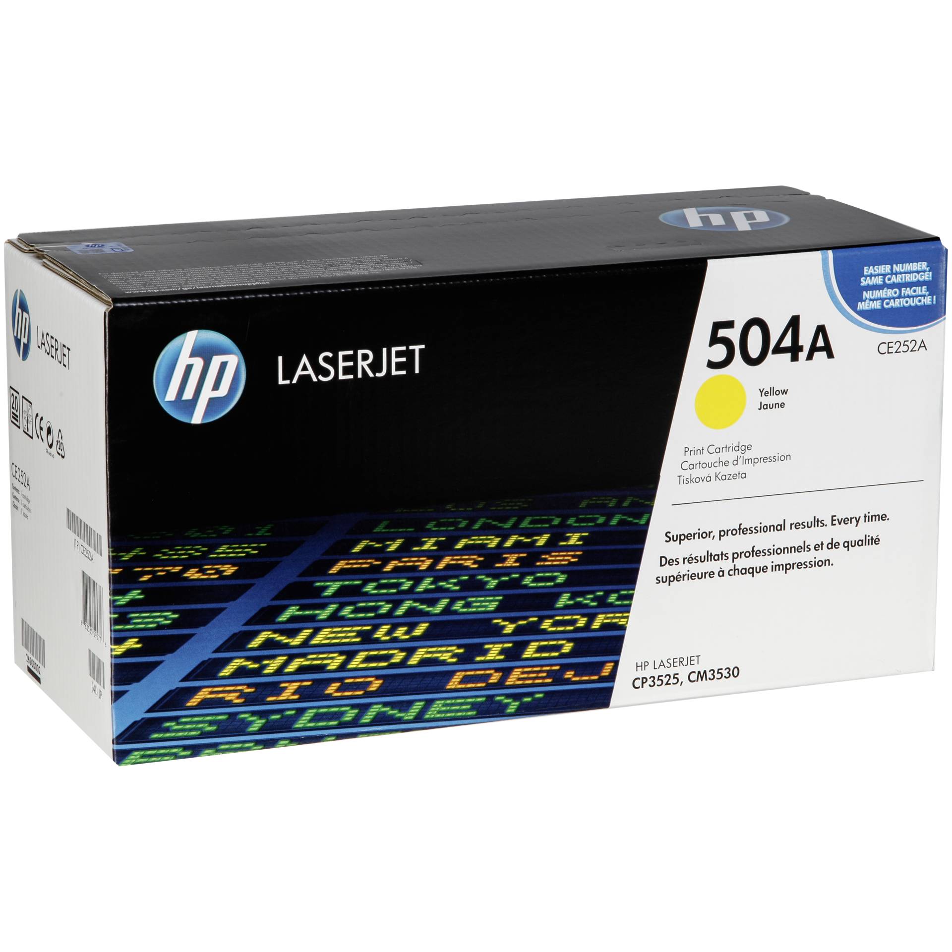 HP Toner CE 252 A yellow No. 504 A