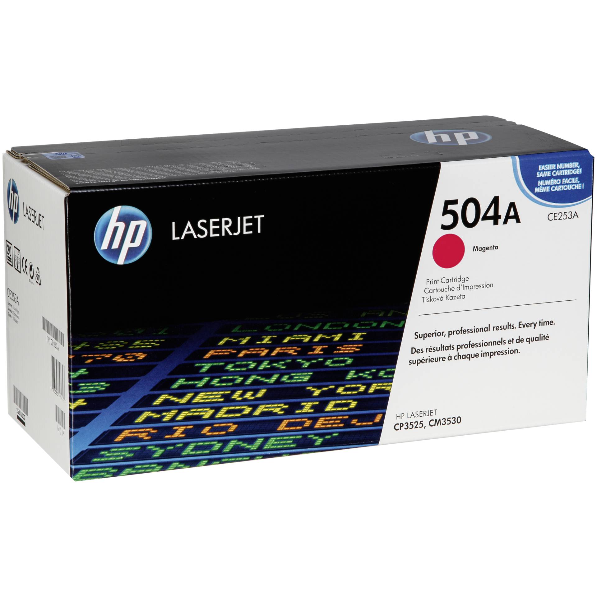 HP Toner CE 253 A magenta No. 504 A