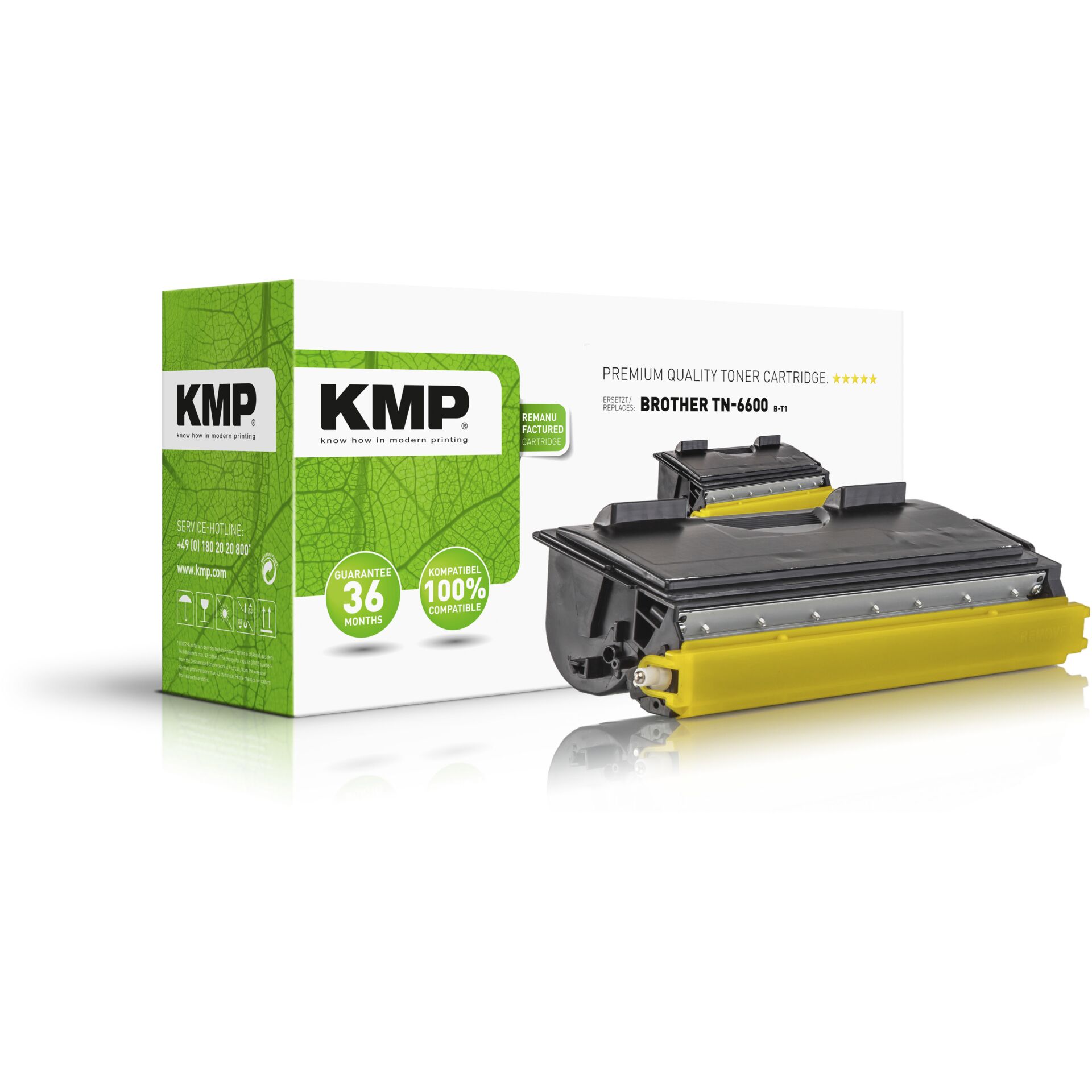 KMP B-T1 Toner black compatible with Brother TN-6600