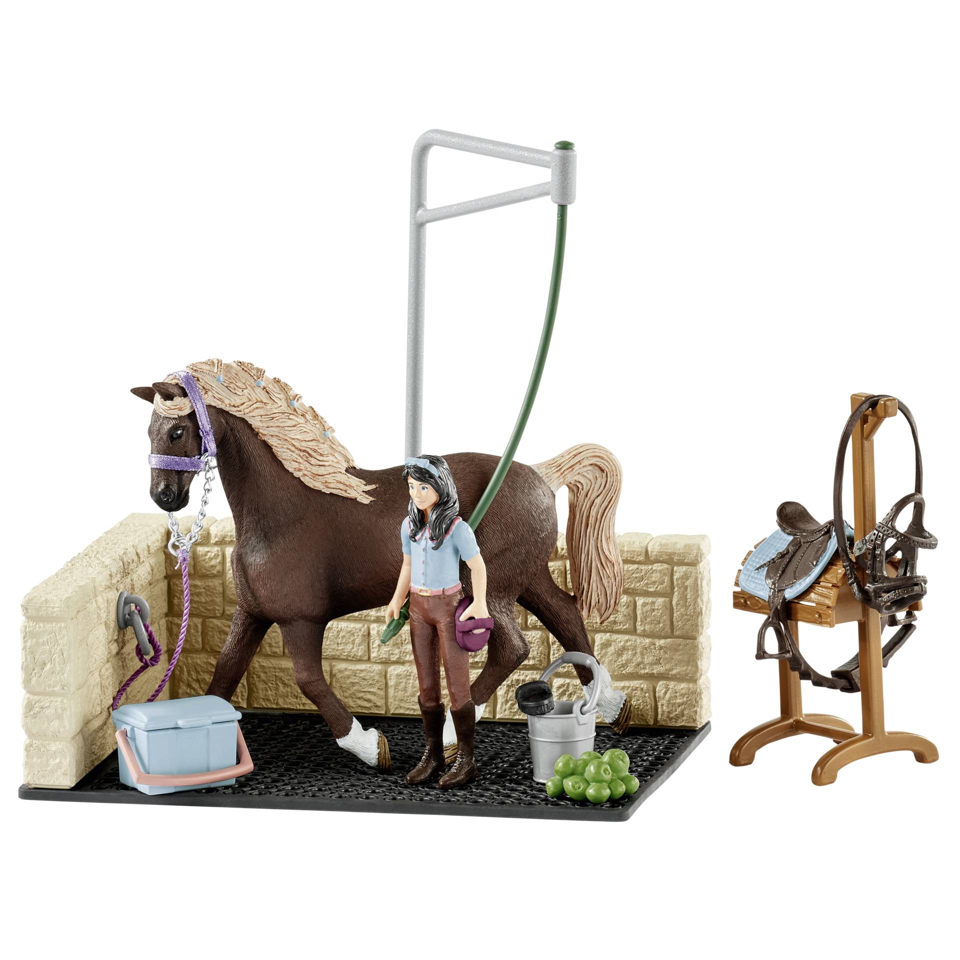 Schleich Horse Club 42438 Washing Area with Emily & Luna