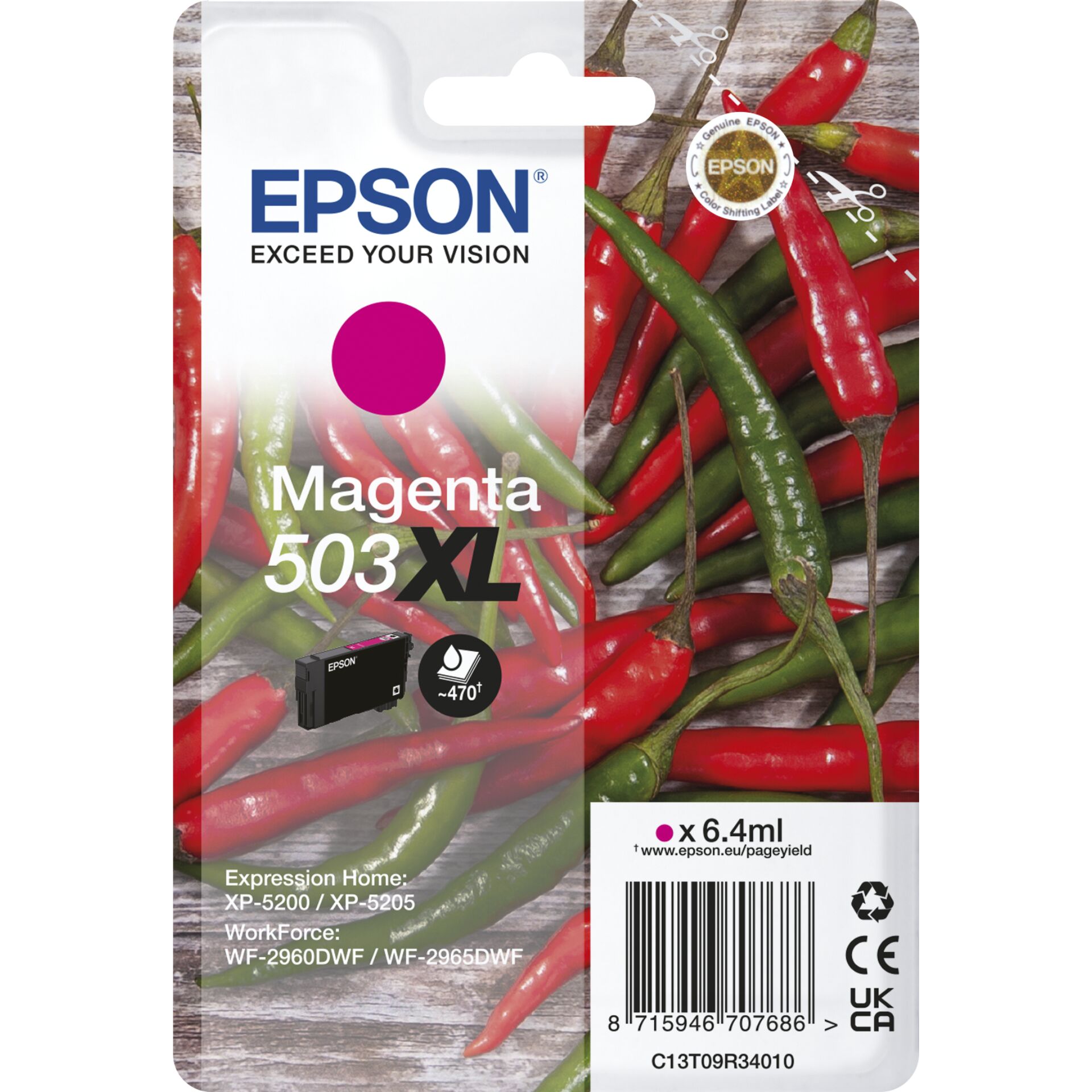 Epson ink cartridge magenta 503 XL T 09R3