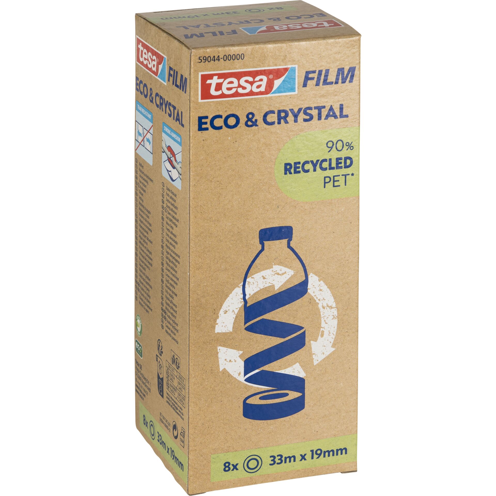 Tesa Adhesive Tape eco&crystal 19mm x 33m