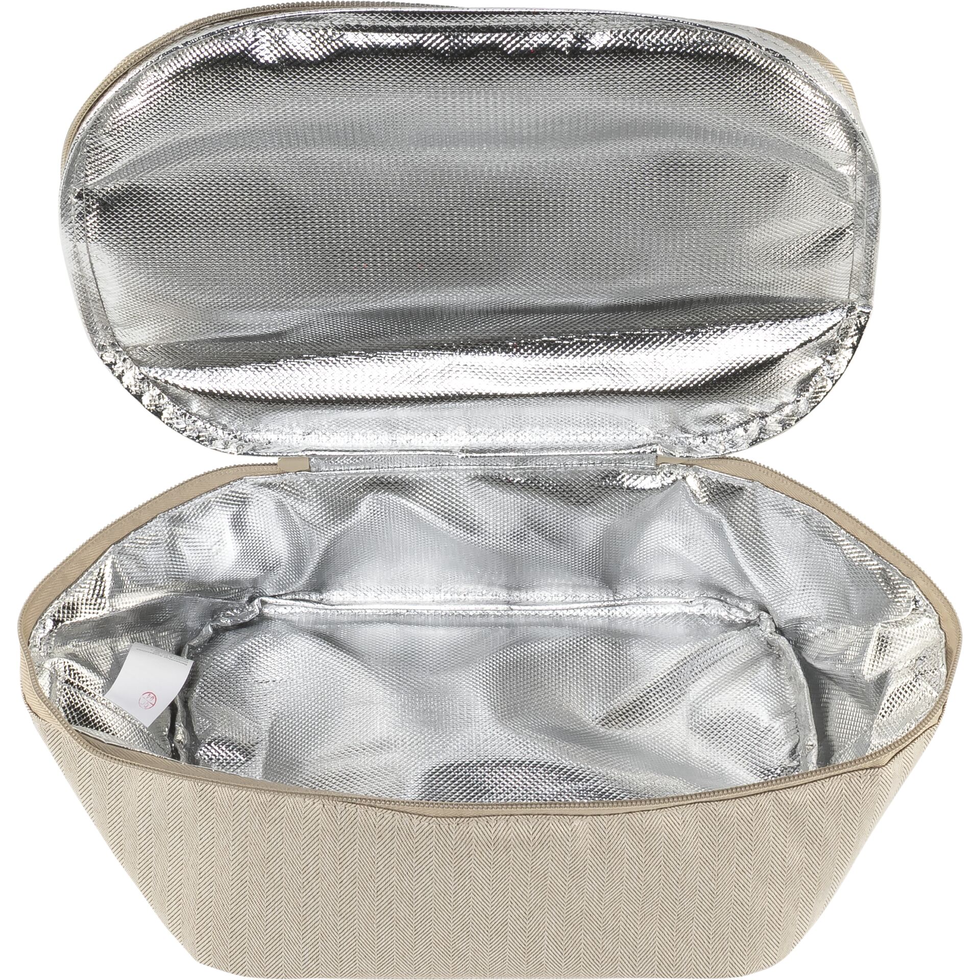 Reisenthel Coolerbag M pocket herringbone sand 4.5L