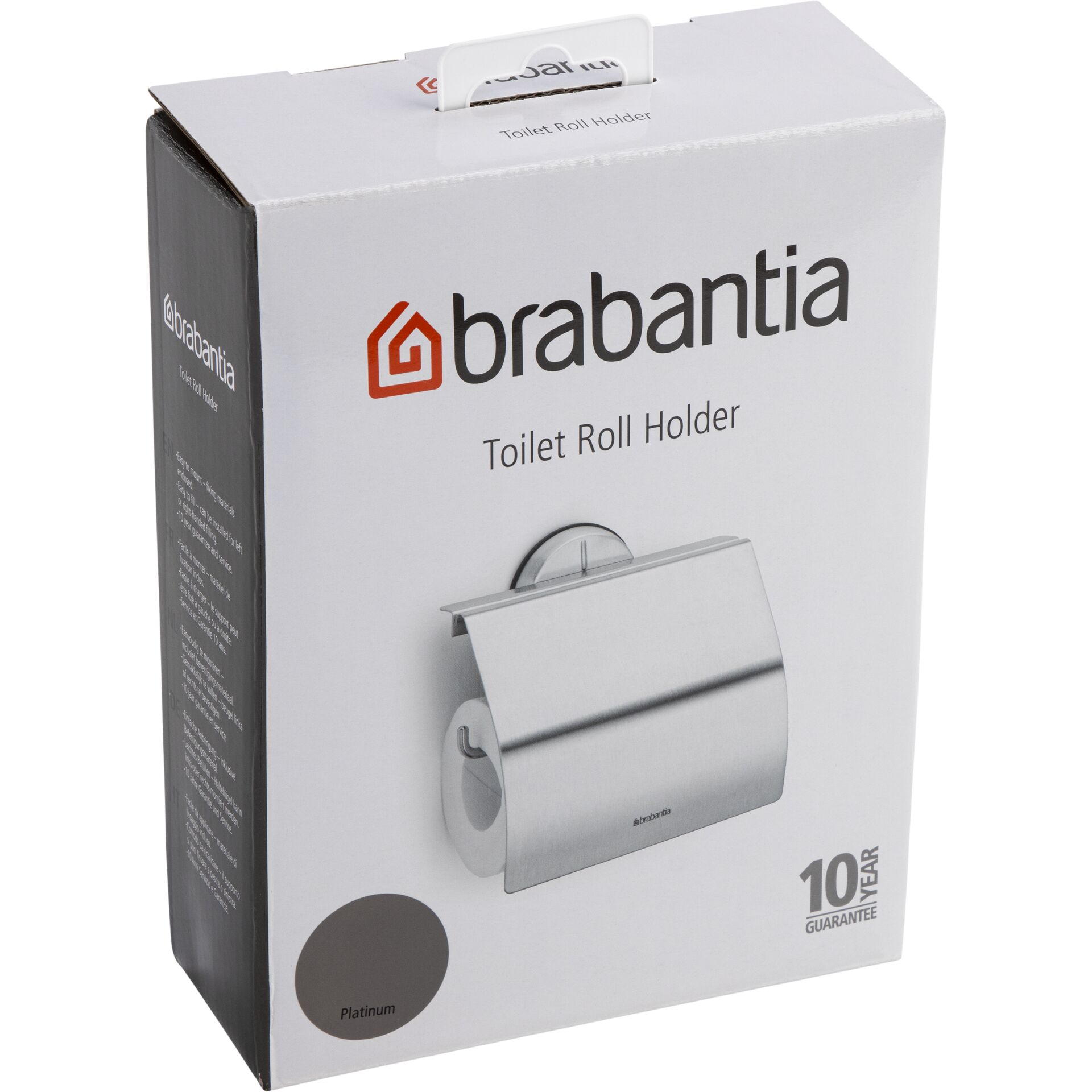 Brabantia Toilet Roll Holder Platinum