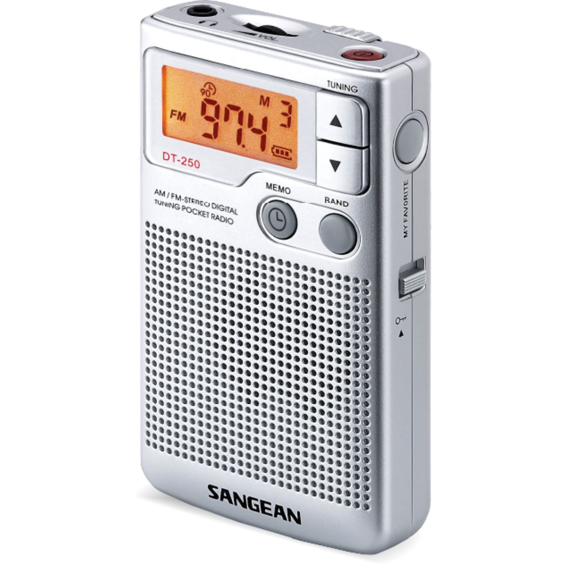 Sangean DT-250 (Pocket 250) Silver