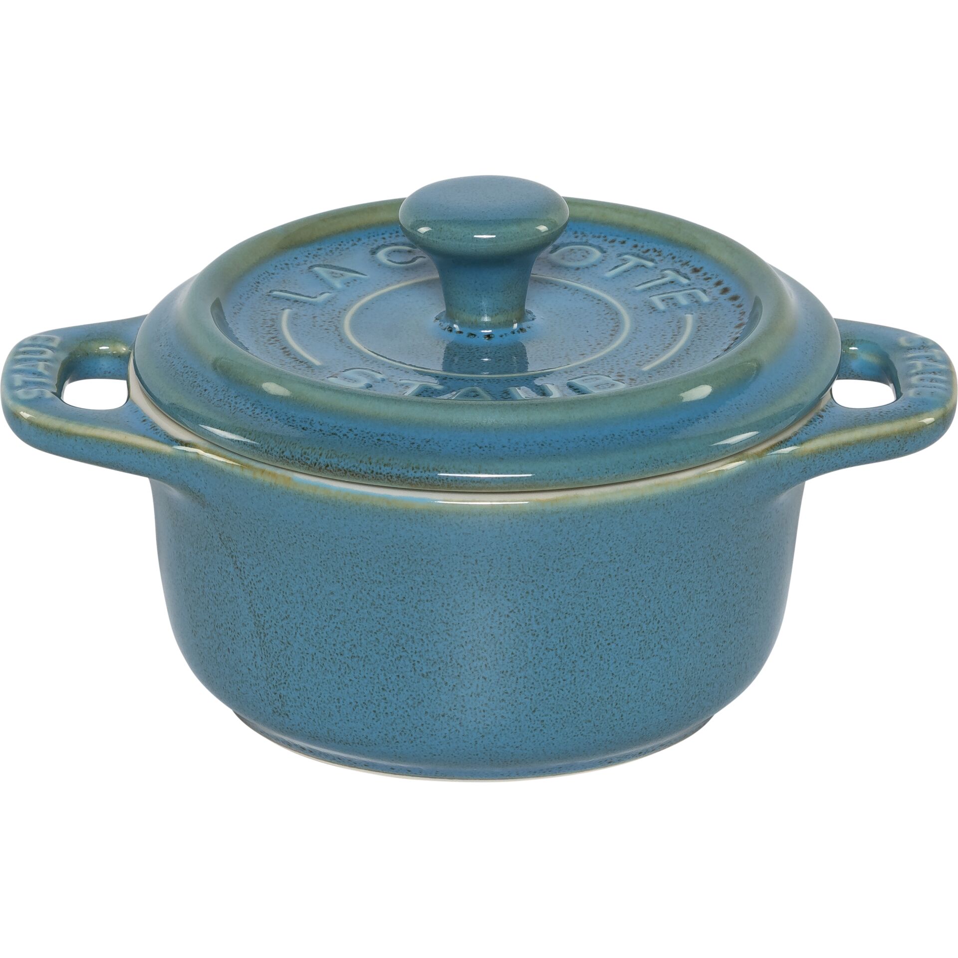Staub Mini Cocotte Set 4-Piece round,Cermamic,Antique Turquoise