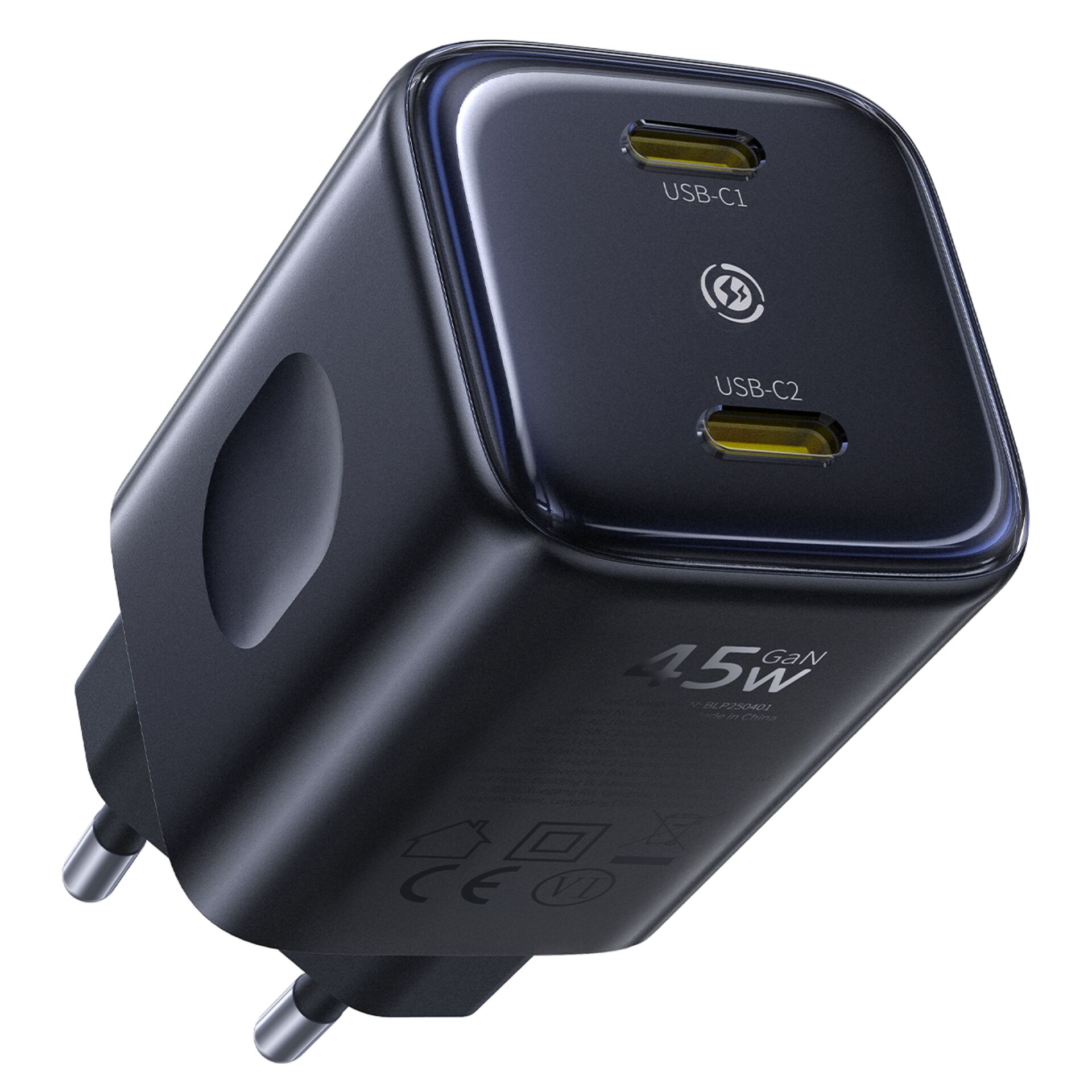 Baseus PicoGo AN13 Fast Charger 45W EU Cosmic, Black