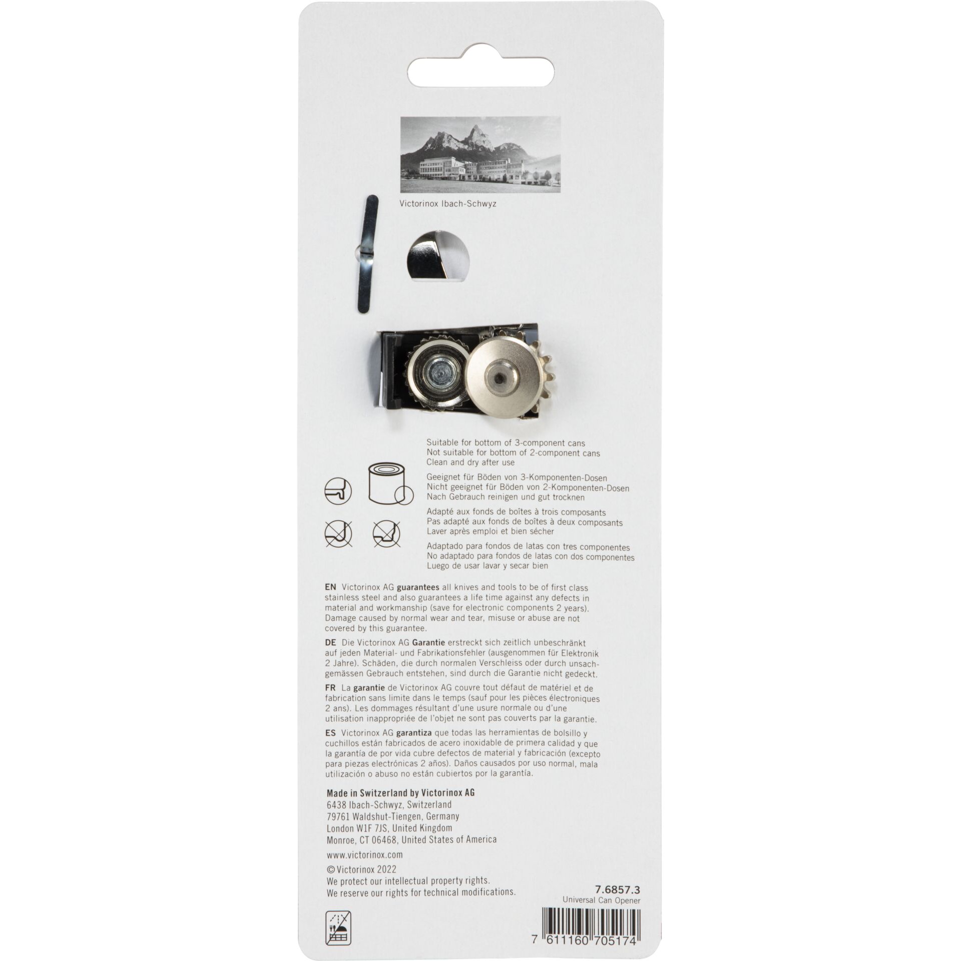 Victorinox universal black Can Opener
