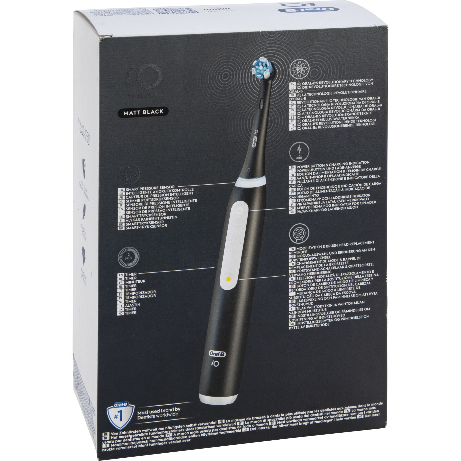 Oral-B iO Series 3 Matt Black with Travel Case