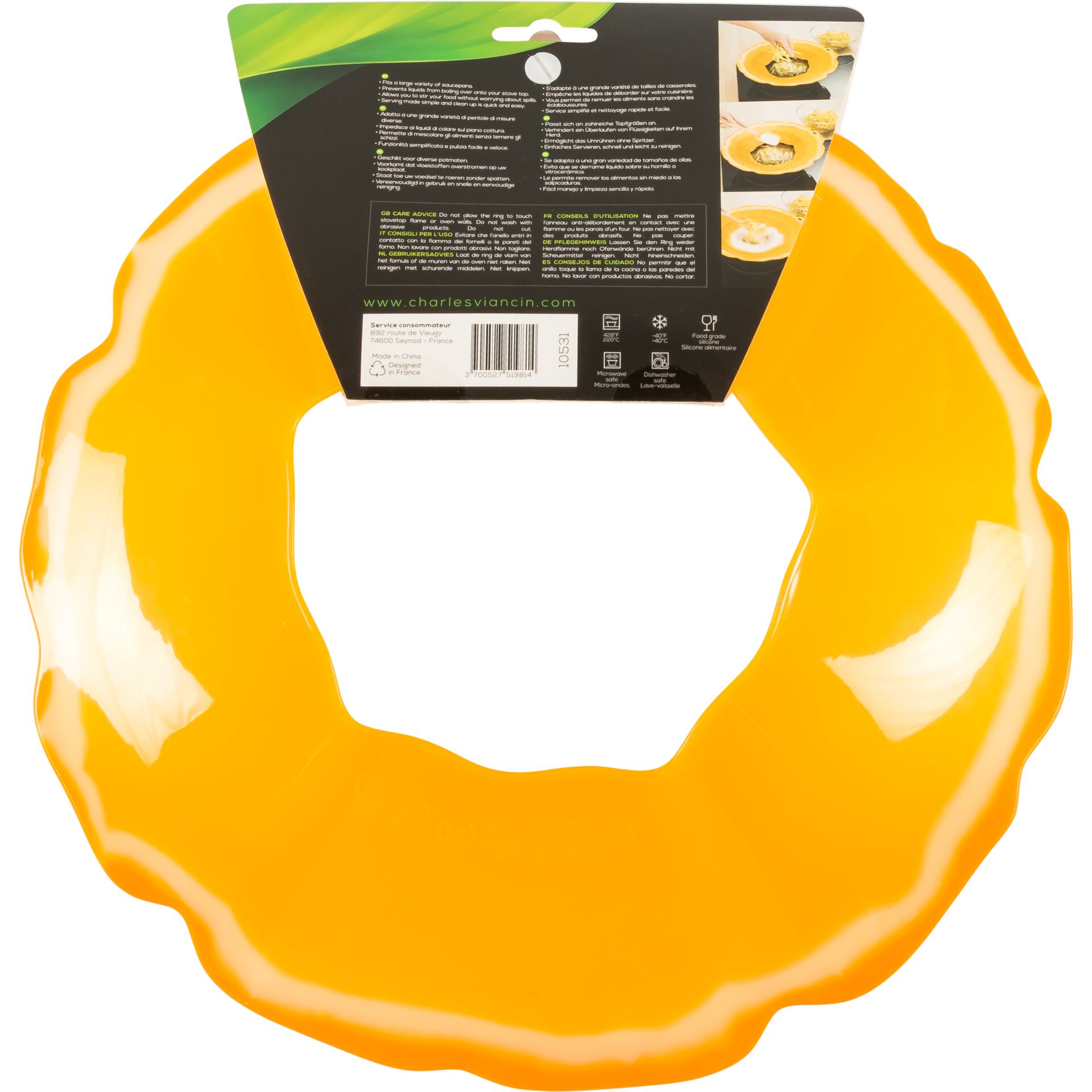 Charles Viancin CITRUS 30 cm Silicone Overboil Ring