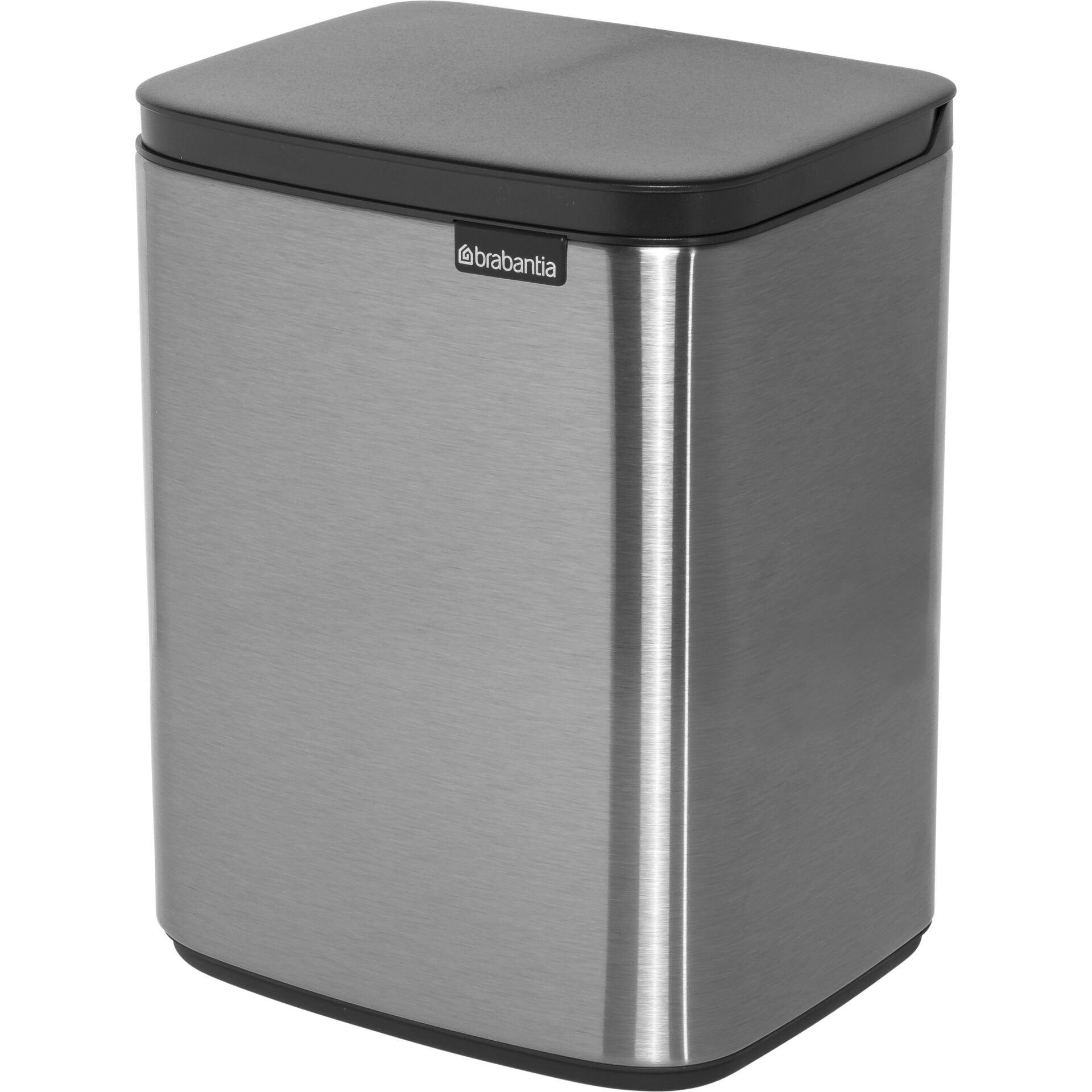 Brabantia BO Trash Bin 12 Liter Matte Steel Fingerprint Proof